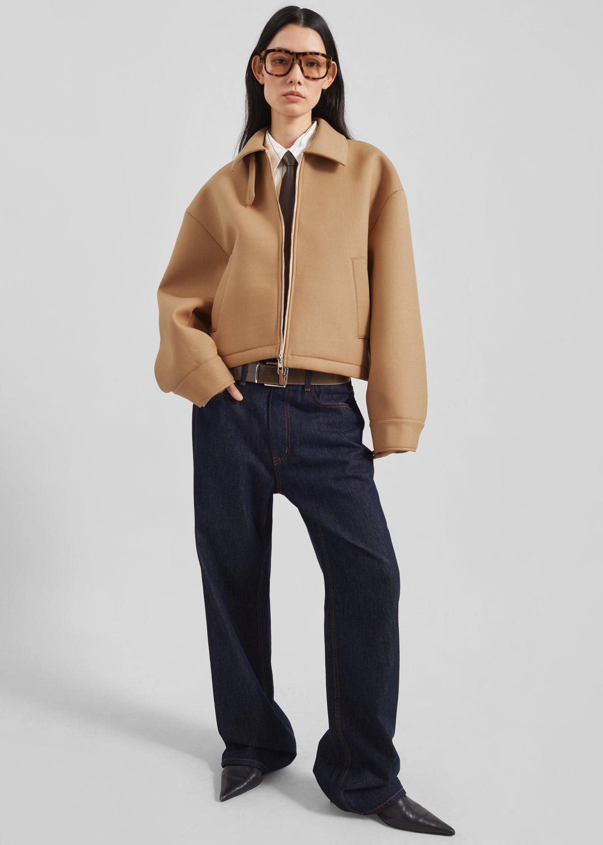 Keston Boxy Jacket - Camel - 3