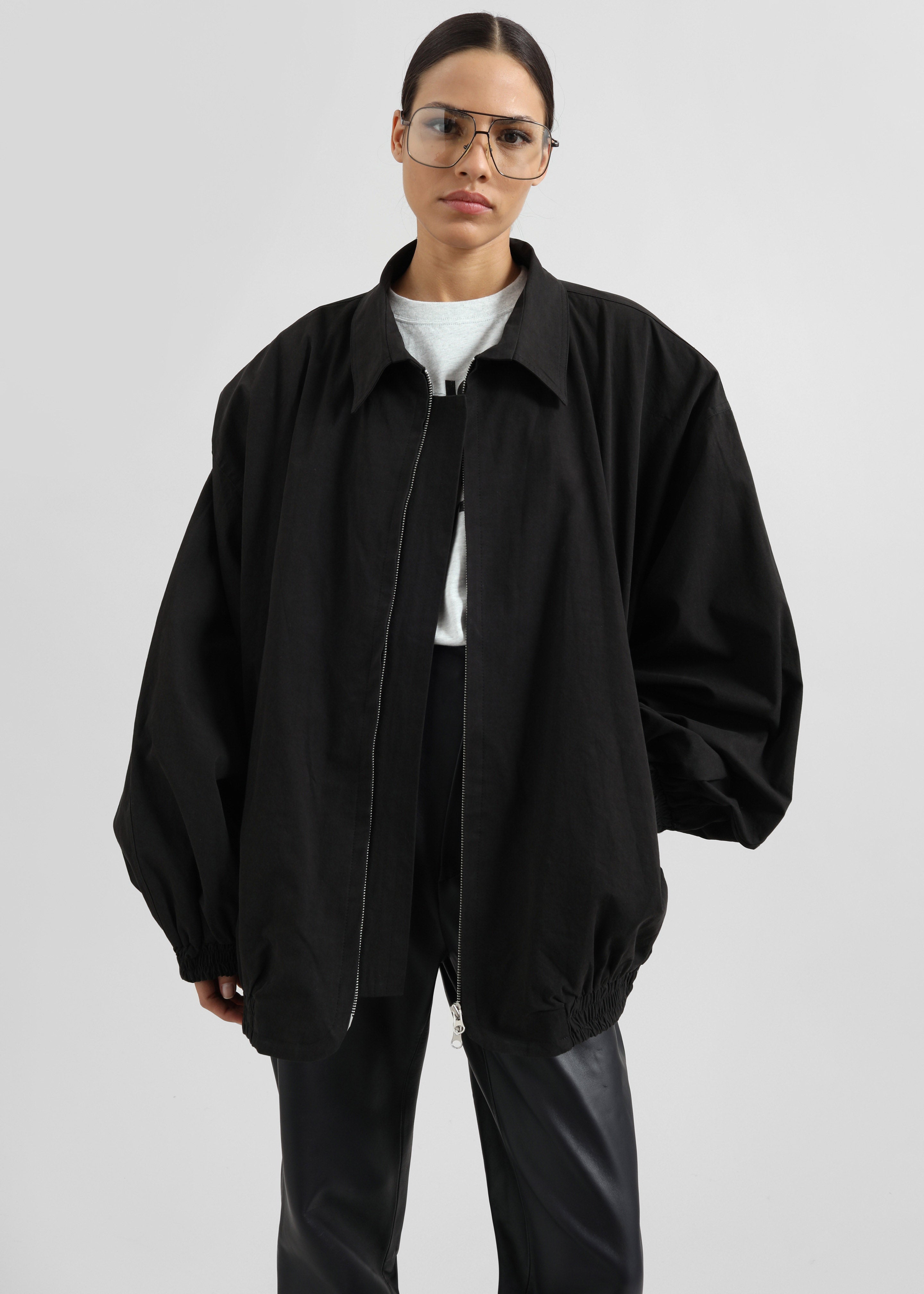 Keswick Bomber Jacket - Black – The Frankie Shop