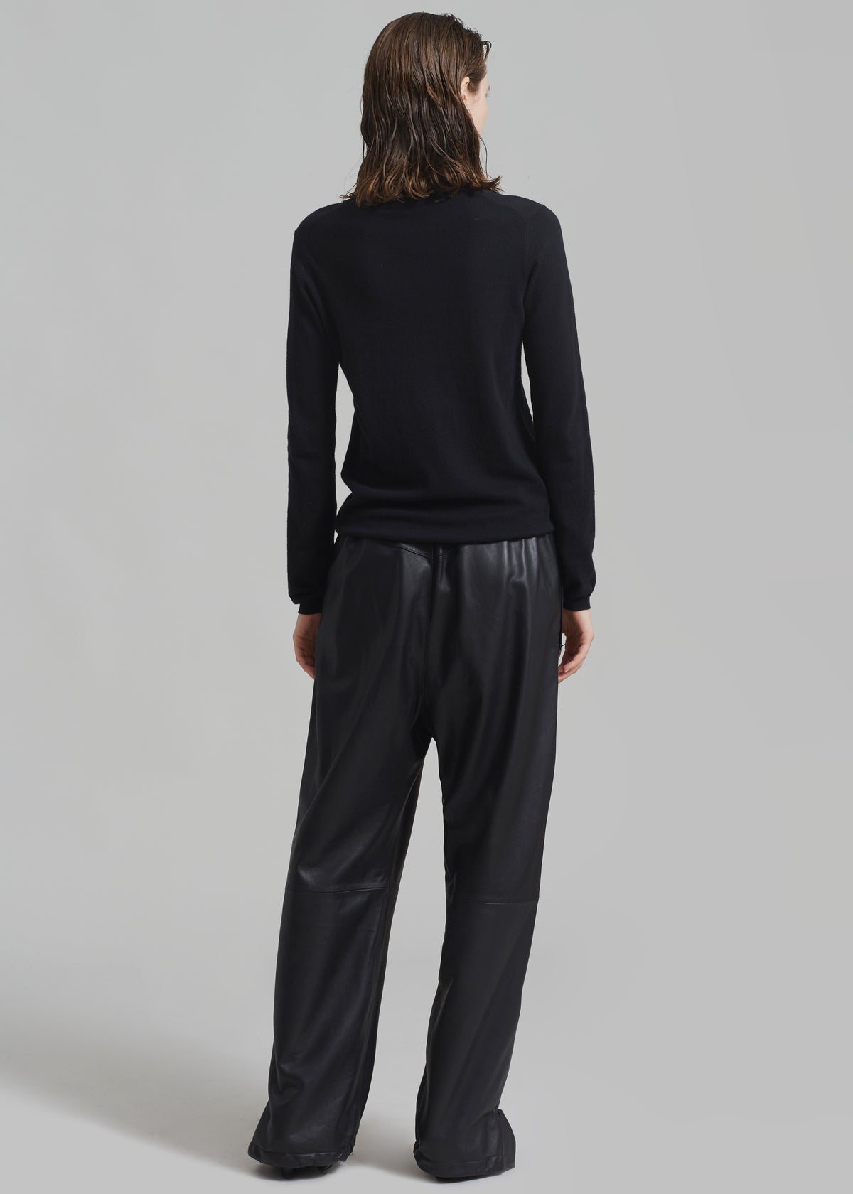Kevin Leather Trousers - Black - 13