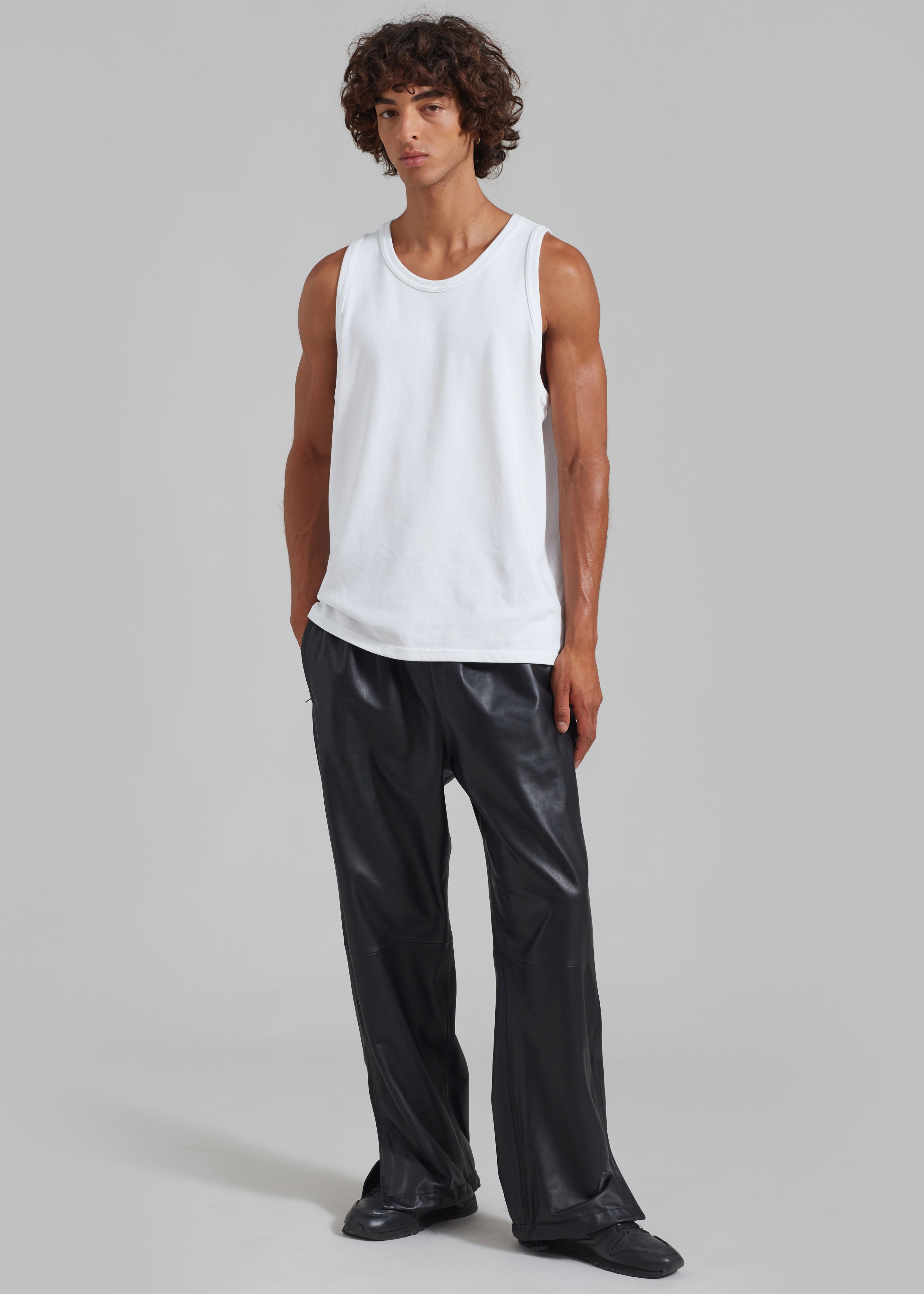 Kevin Leather Trousers - Black - 9
