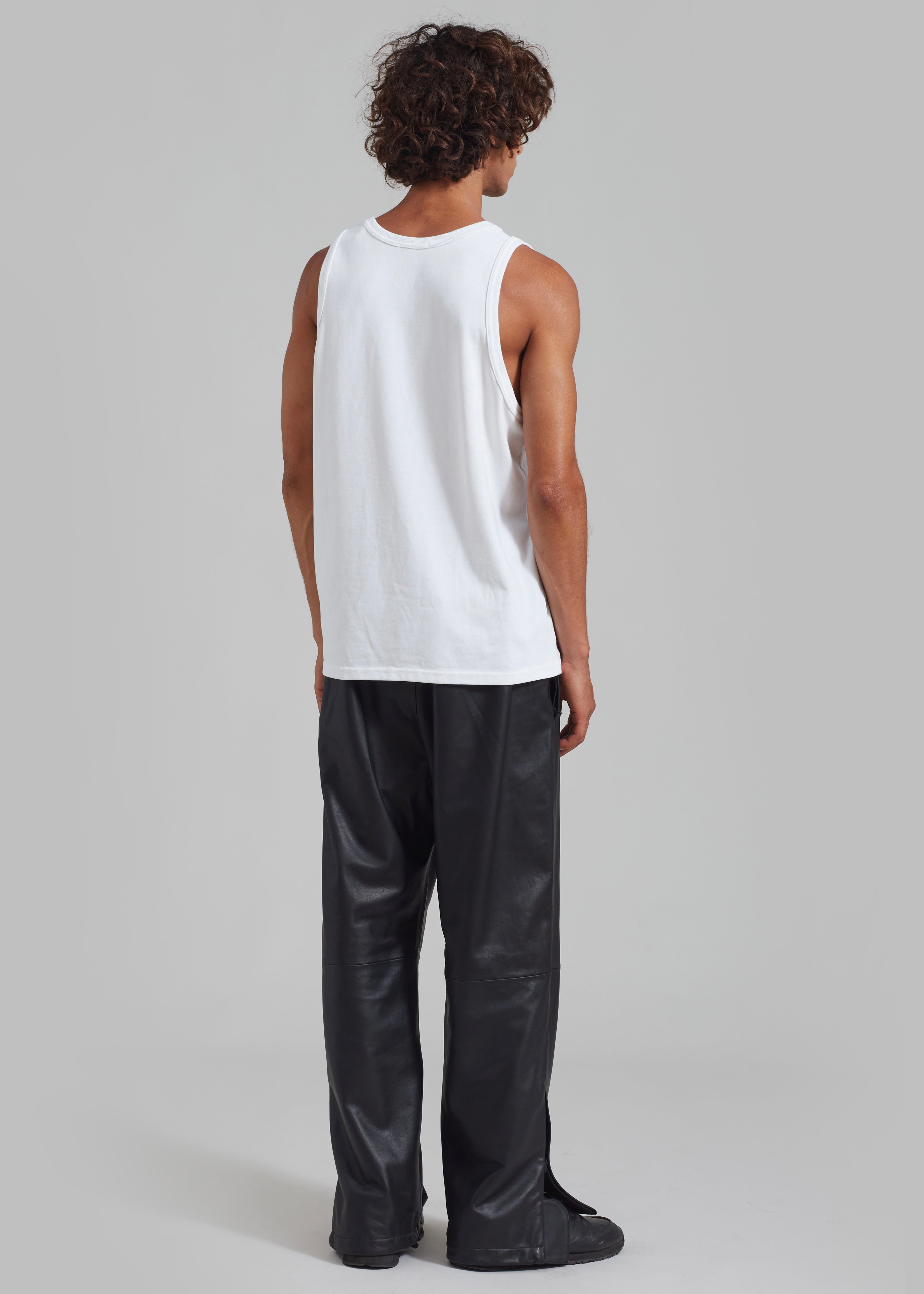 Kevin Leather Trousers - Black - 12