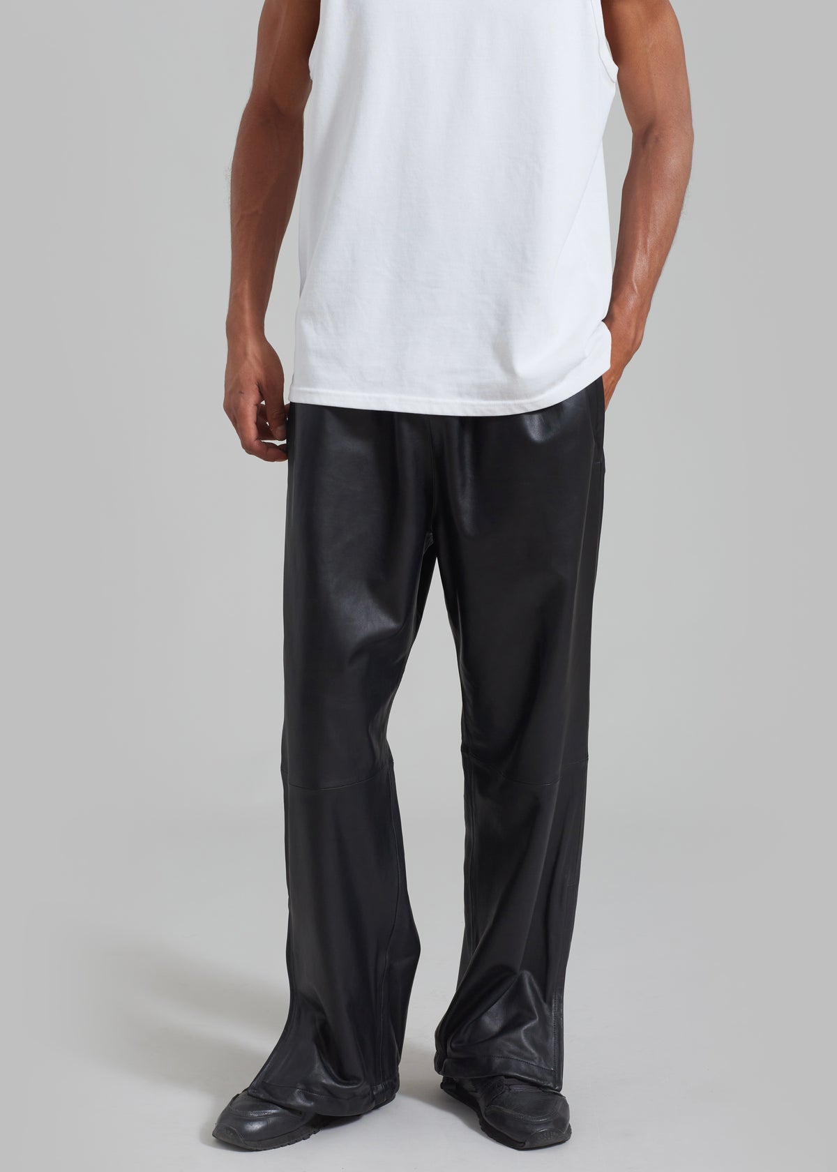 Kevin Leather Trousers - Black - 11