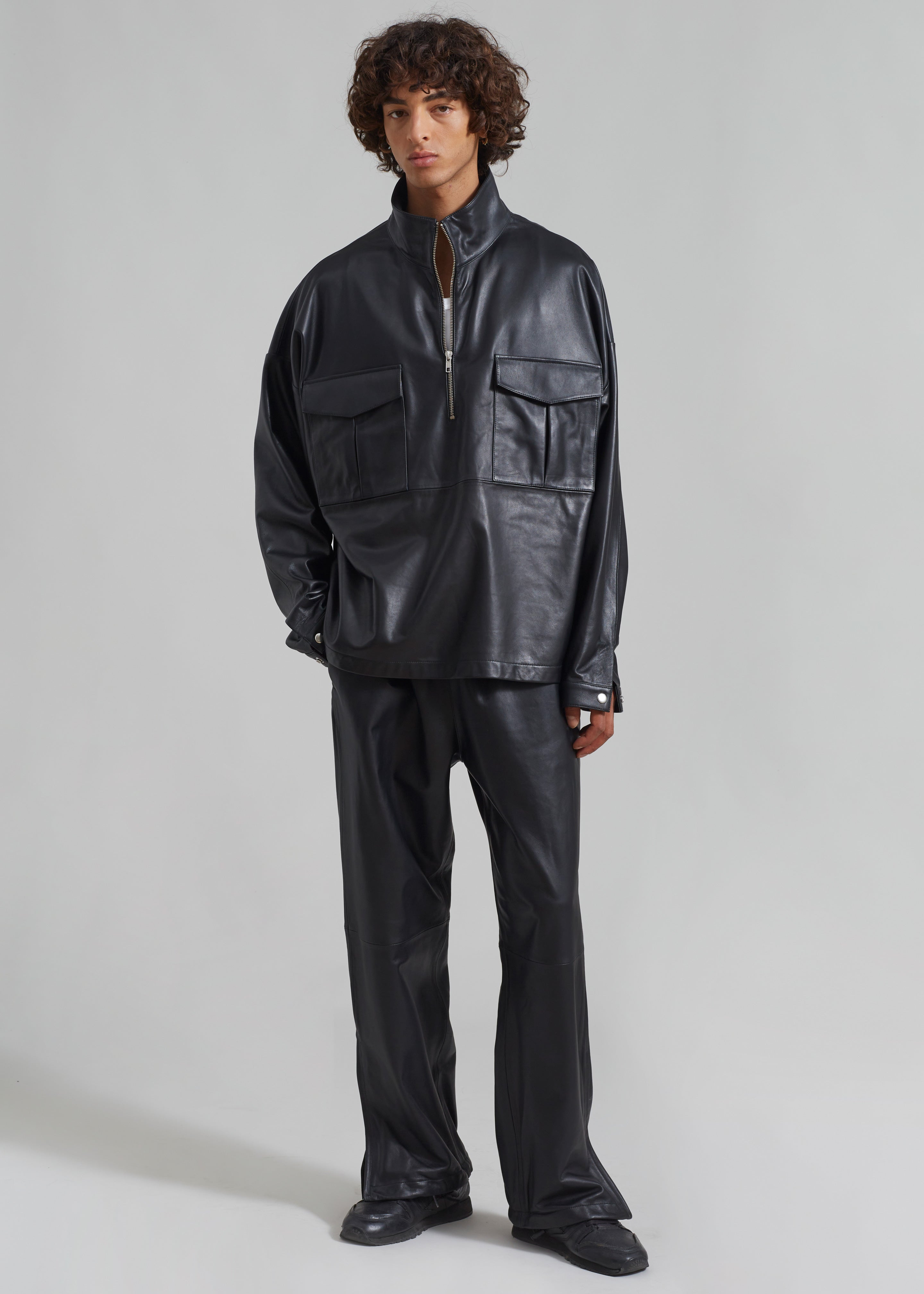 Kevin Leather Trousers - Black - 7 - [gender-male]