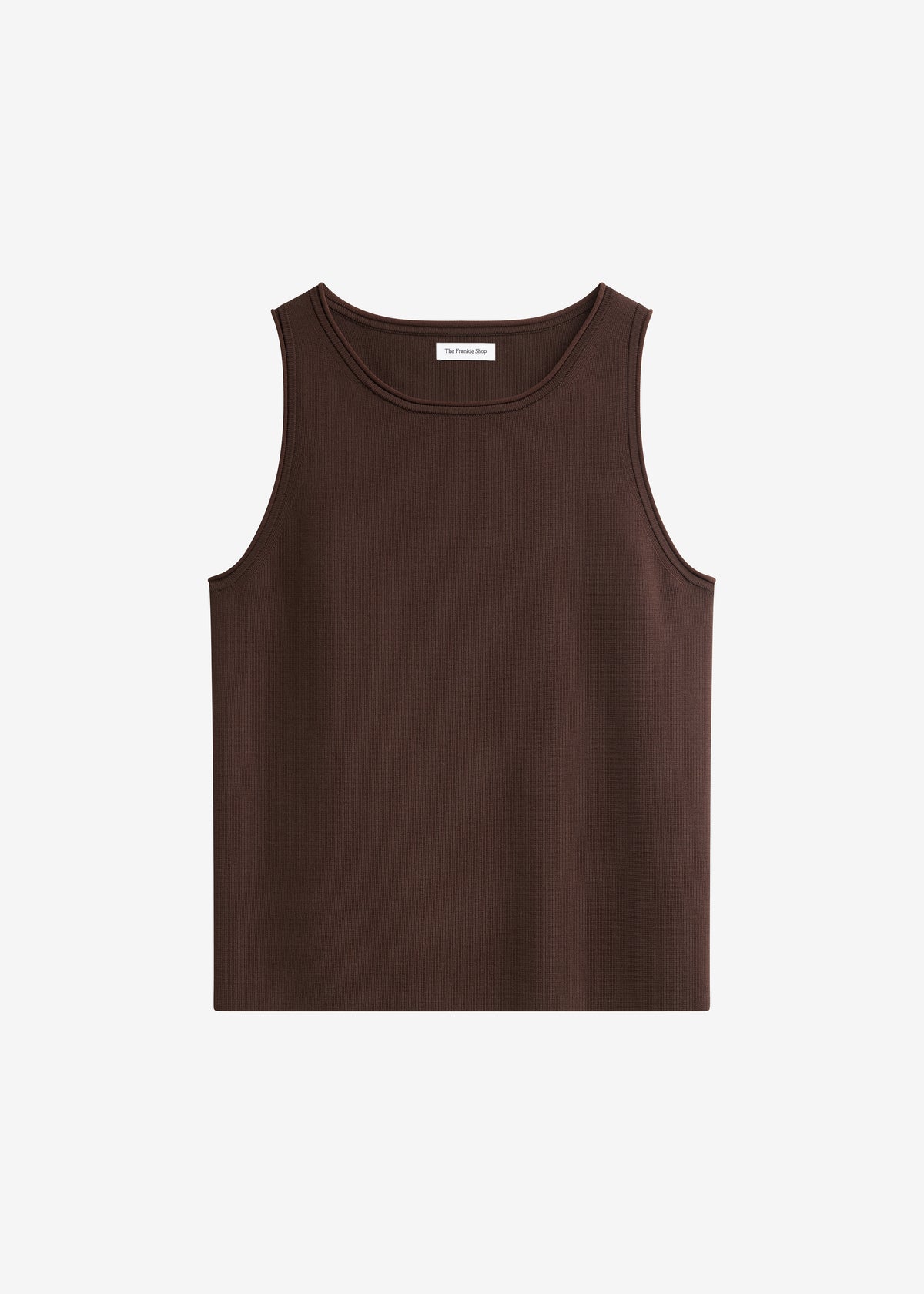 Kinna Knit Sleeveless Top - Brown - 8