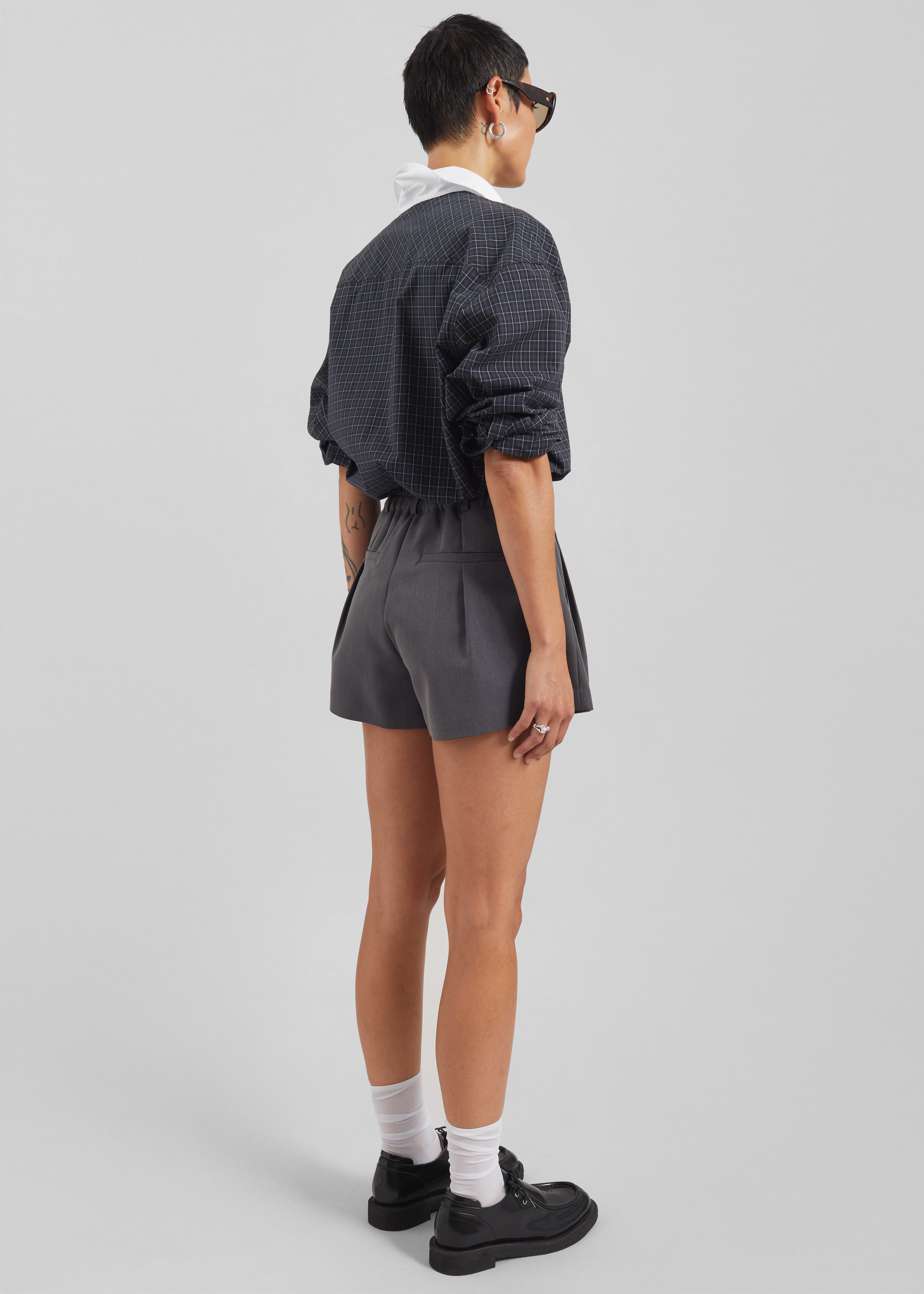 Kinsley Mini Shorts - Grey - 8