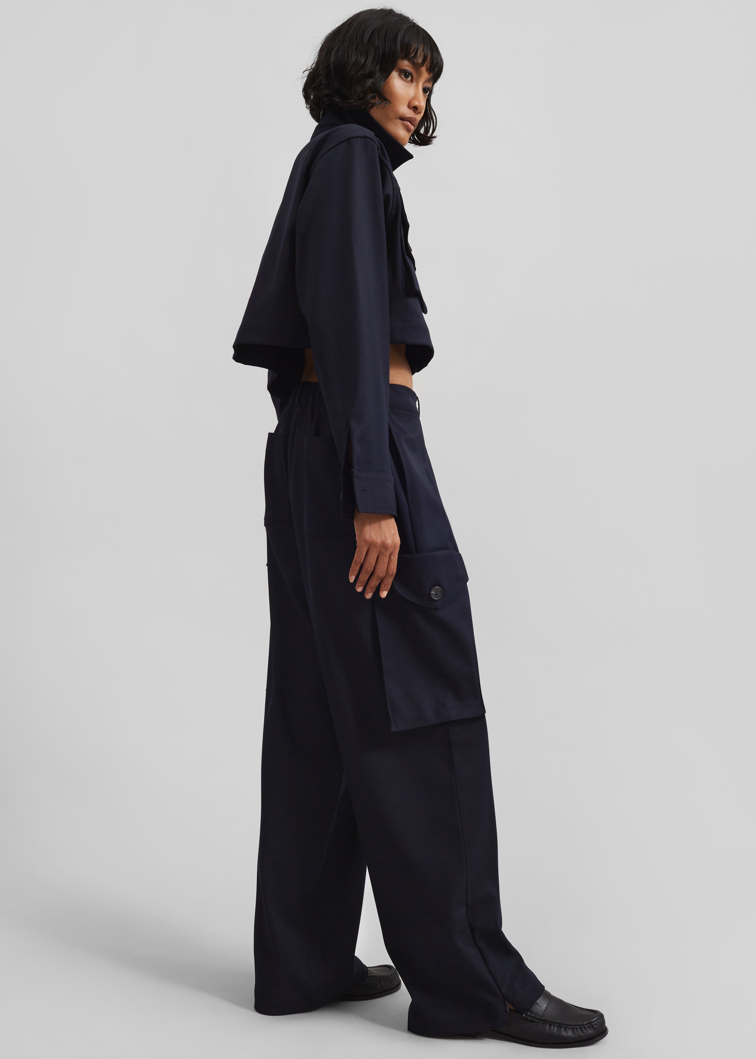 Kiora Cargo Pants - Navy - 8