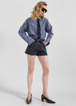 Kiso Denim Shorts - Navy