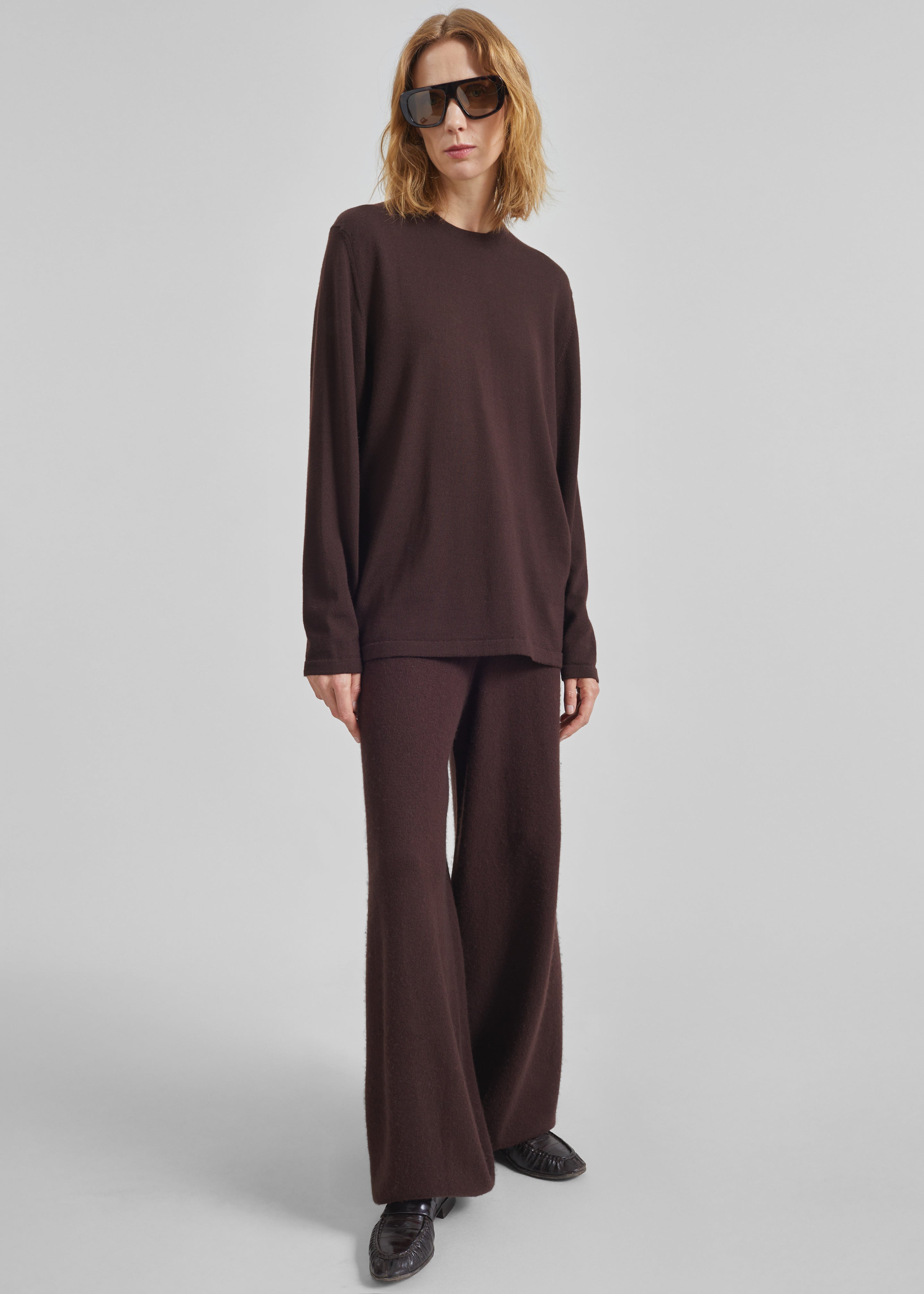 Kladno Knit Joggers - Brown - 5