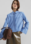 Kniva Cropped Shirt - Blue