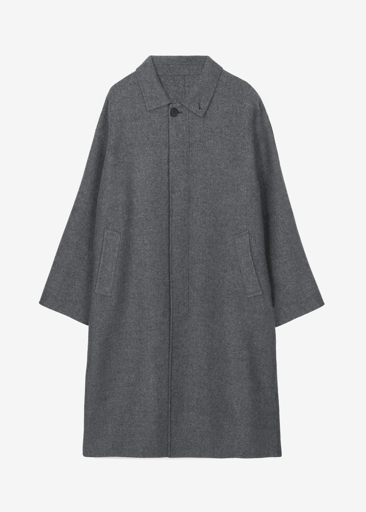 Knole Wool Coat - Grey - 10