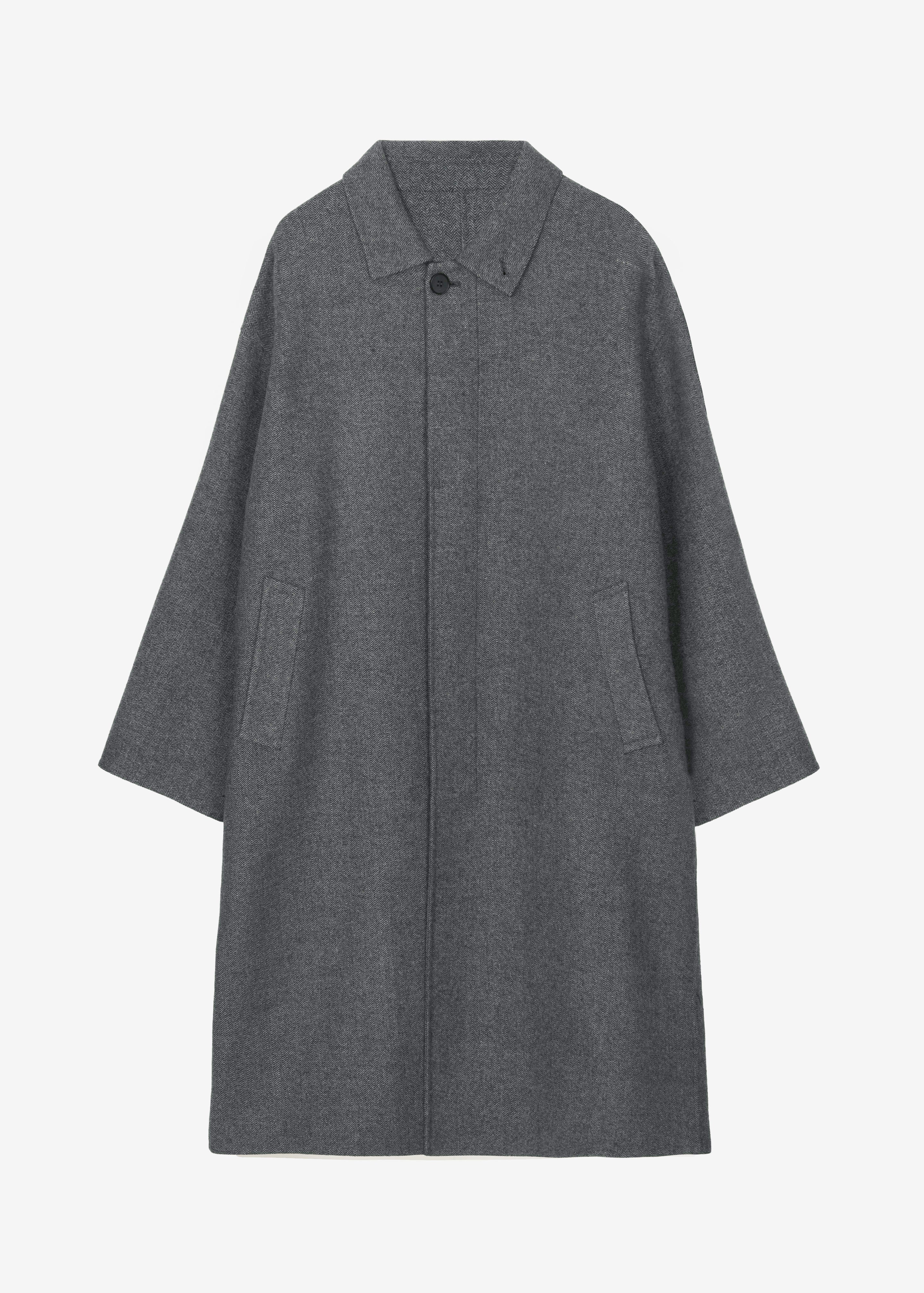 Knole Wool Coat - Grey - 10