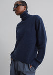 Koda Wool Turtleneck - Navy