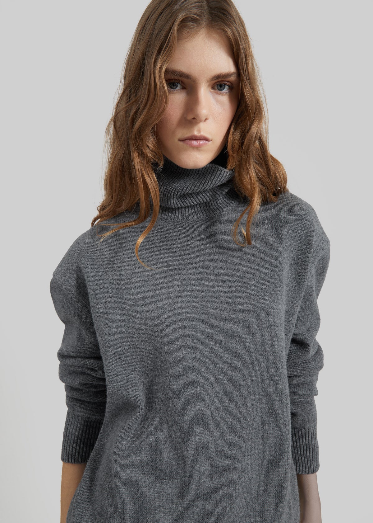 Koler Padded Knit Turtleneck - Grey - 4