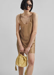 Kristi Mini Slip Dress - Bronze