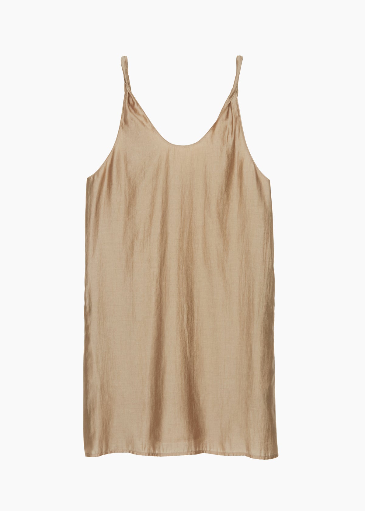 Kristi Mini Slip Dress - Bronze - 6