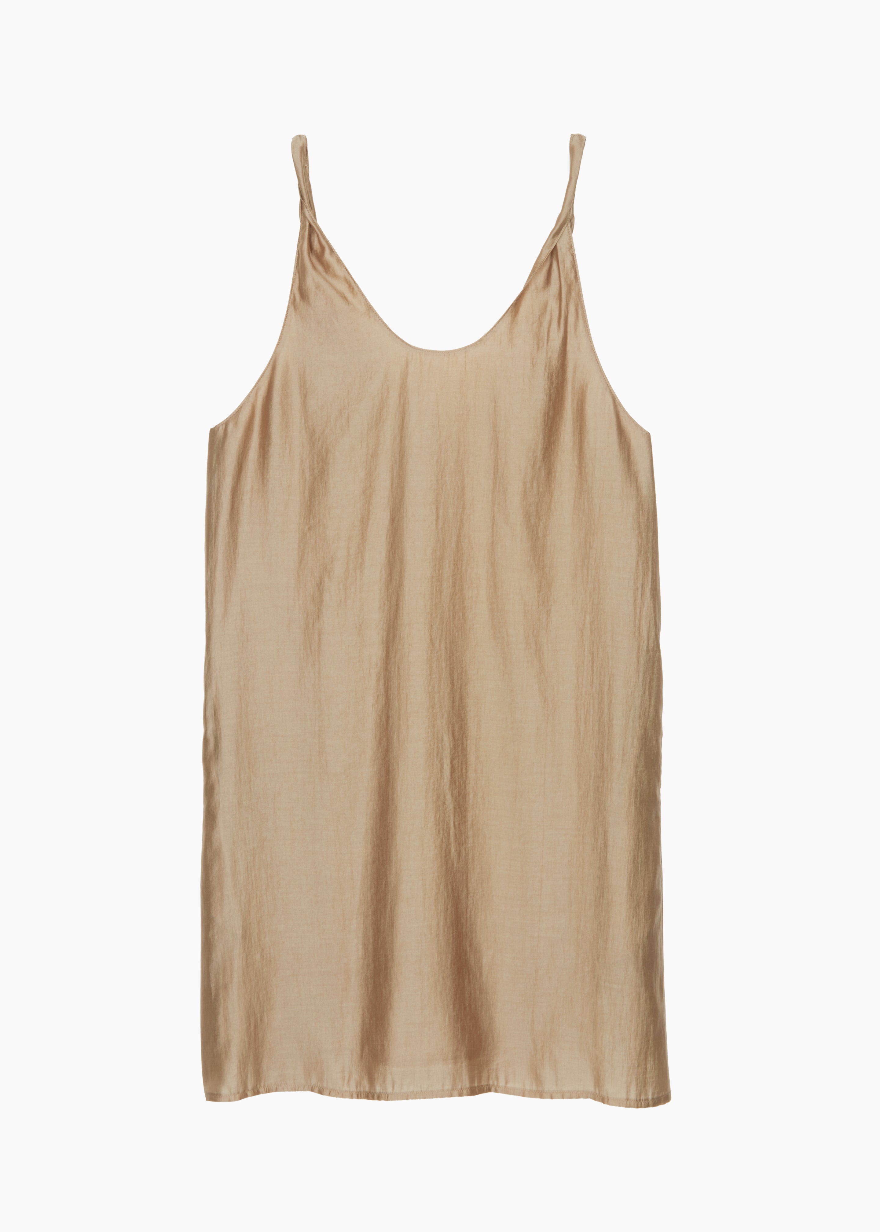 Kristi Mini Slip Dress - Bronze - 6