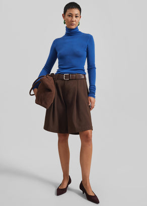 Lambeth Bermuda Shorts - Brown