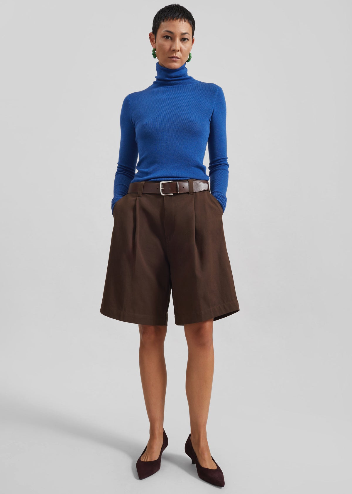 Lambeth Bermuda Shorts - Brown - 5