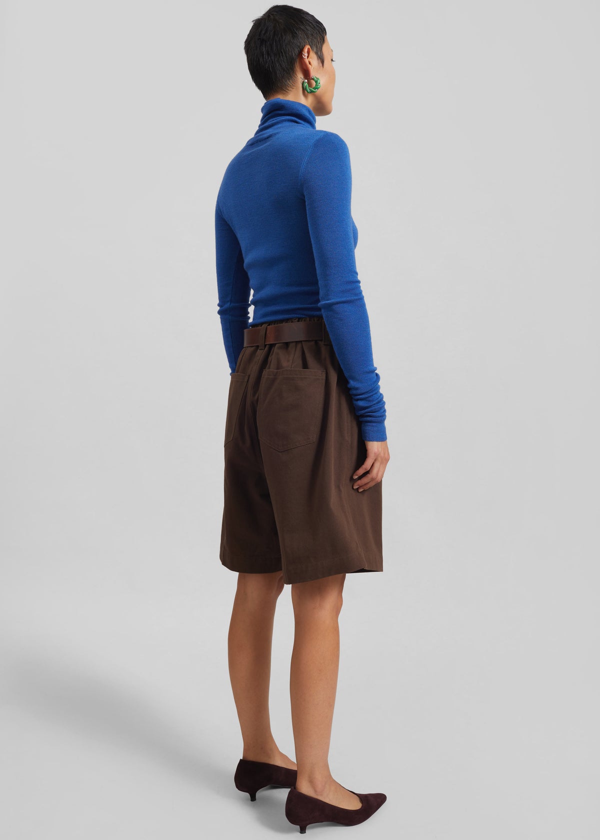 Lambeth Bermuda Shorts - Brown - 8