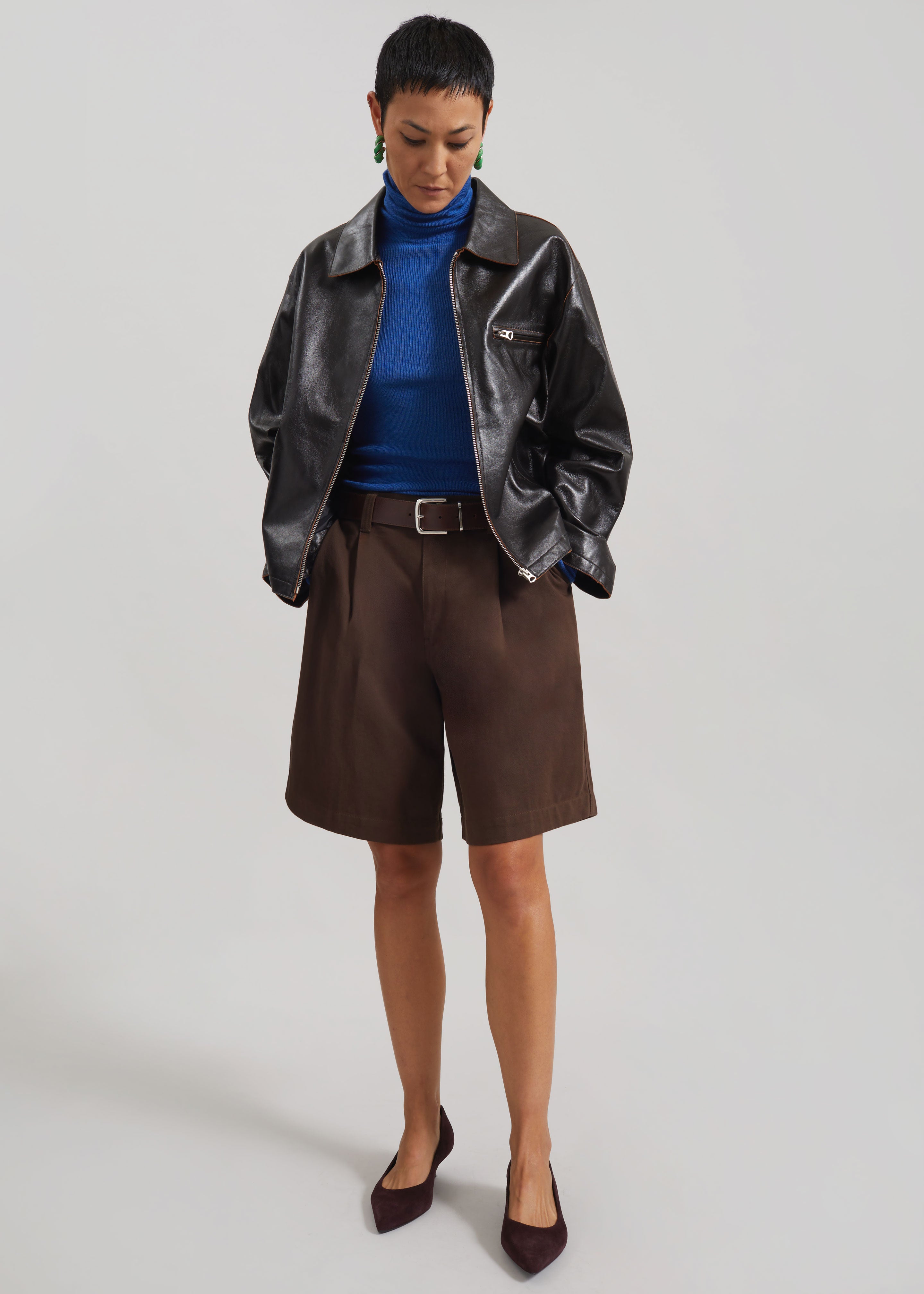 Lambeth Bermuda Shorts - Brown - 4