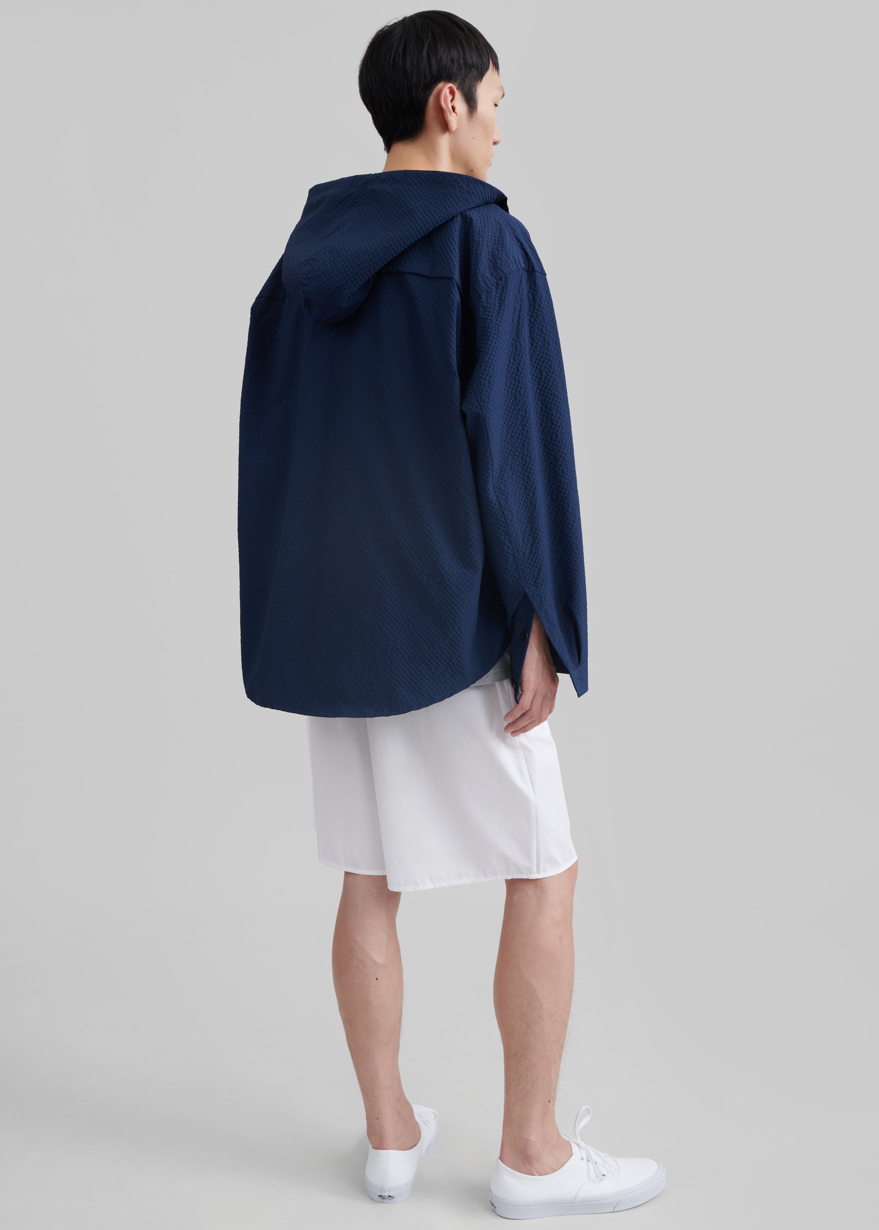 Lars Hooded Jacket - Navy - 7