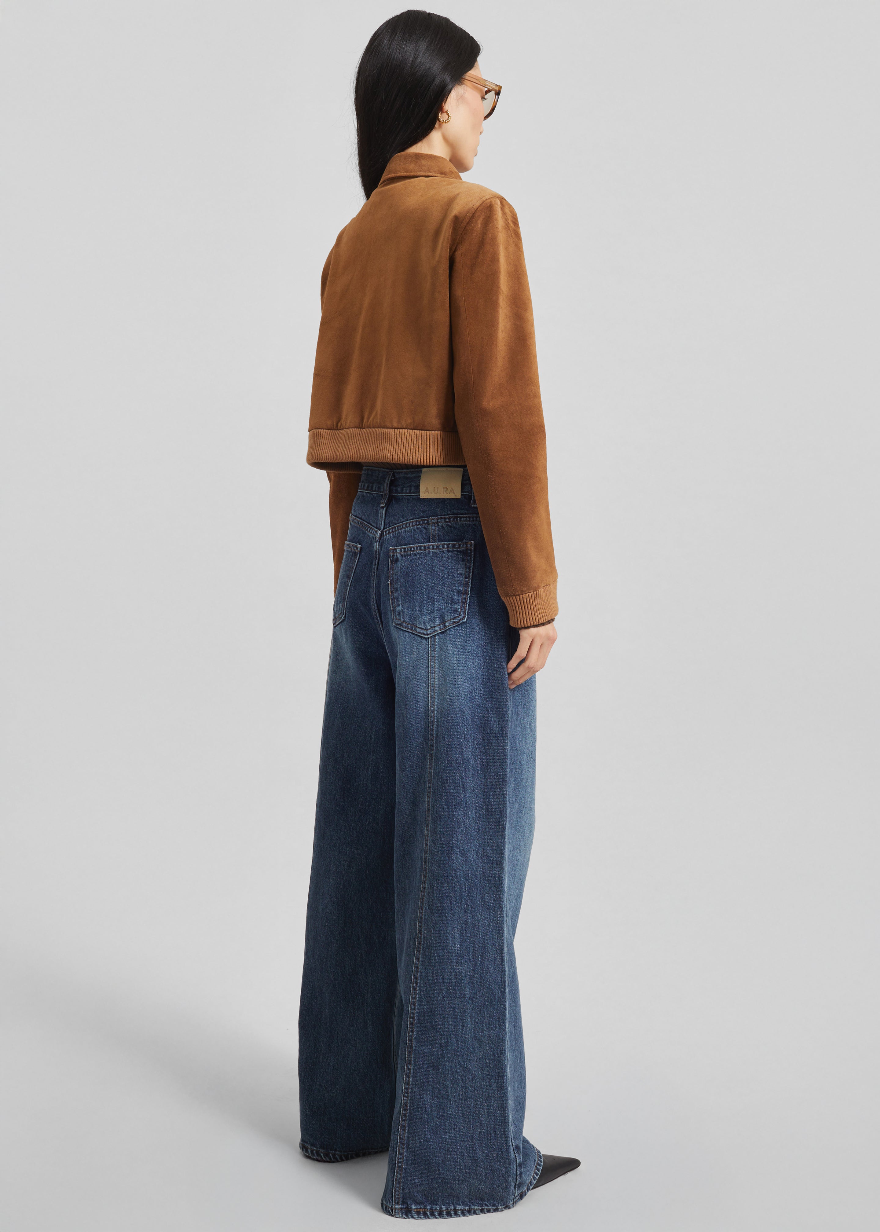 Larvik Wide Jeans - Medium Wash - 8