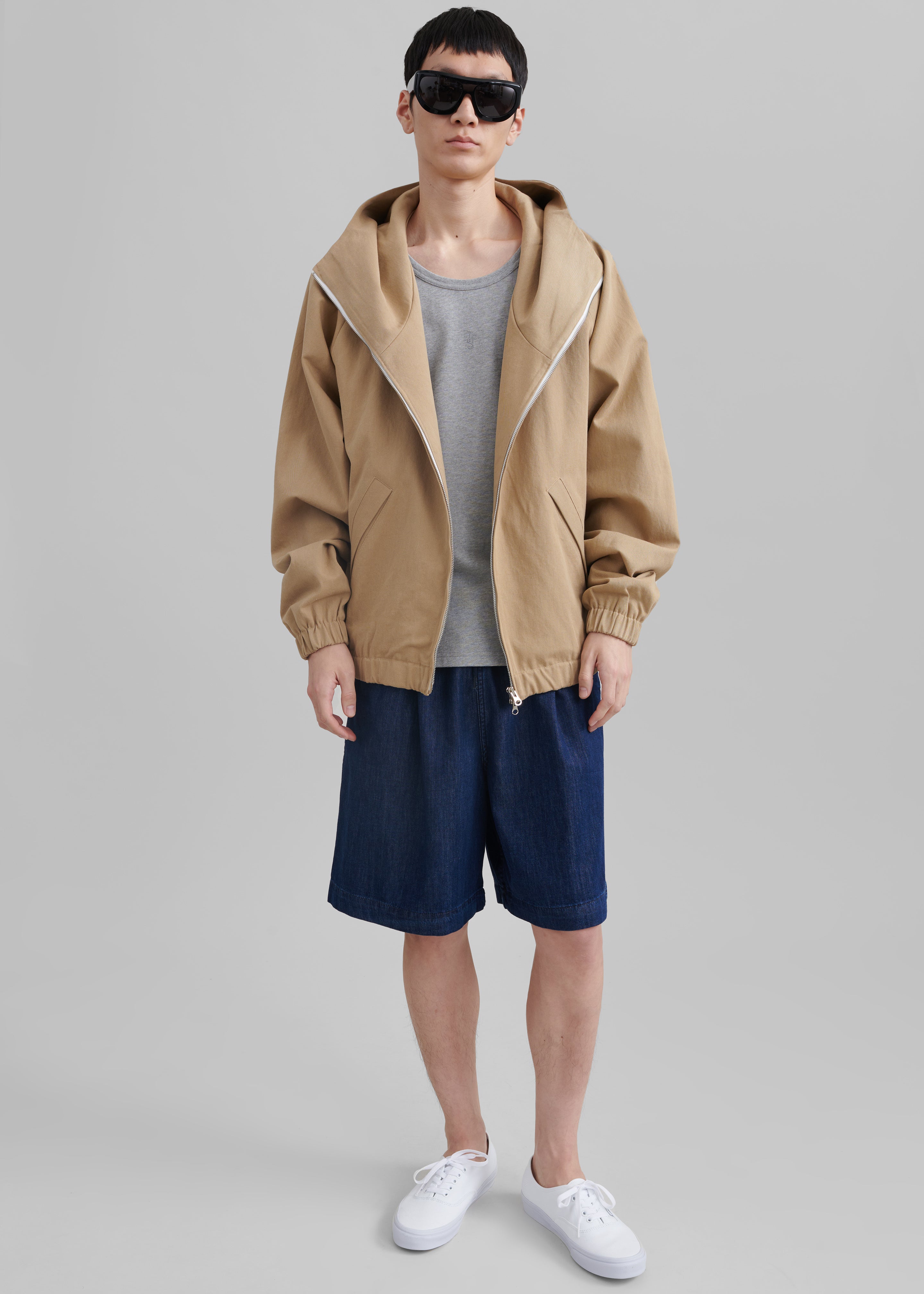 Lauri Hooded Jacket - Beige - 8