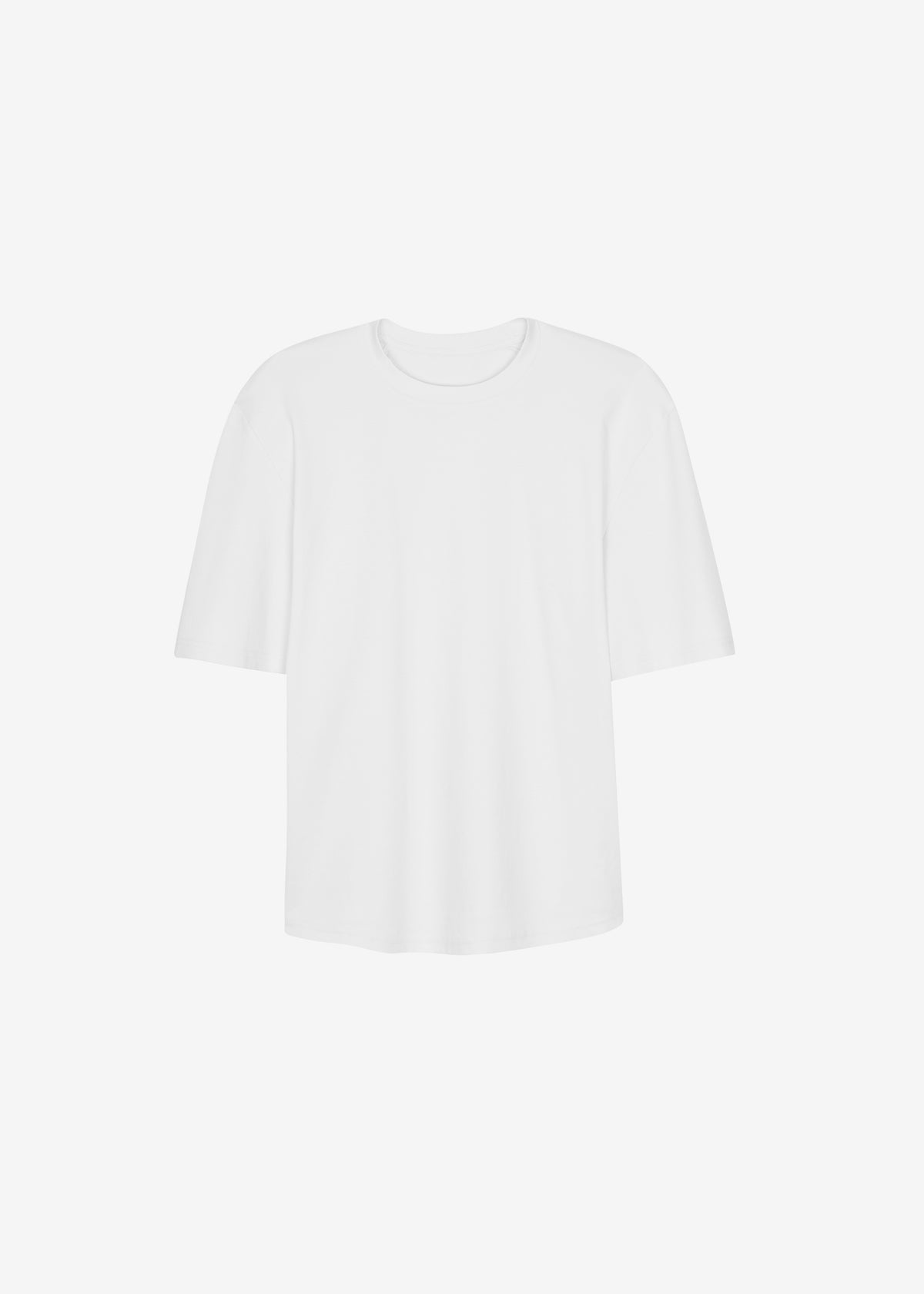 Laval Sculpted Sleeve T-Shirt - White - 5