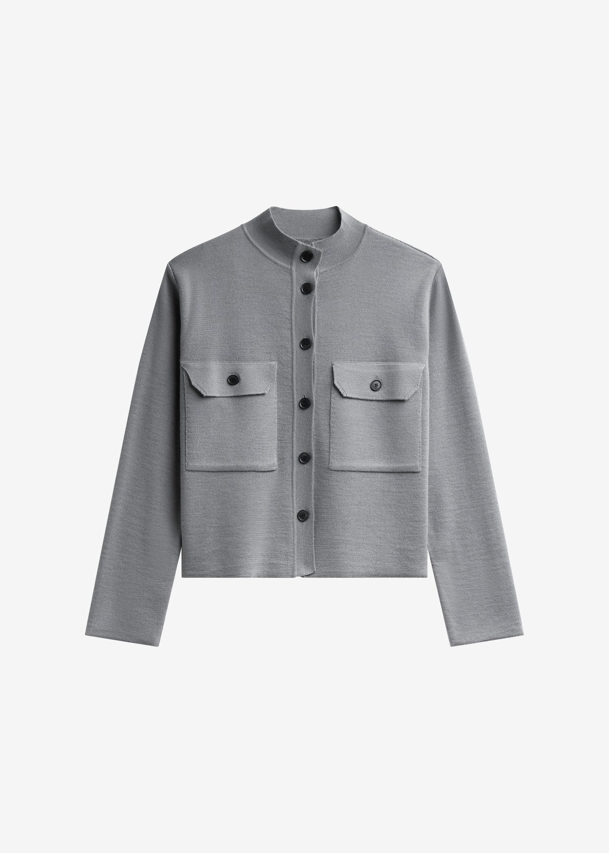 Lavoye Knit Cardigan - Grey