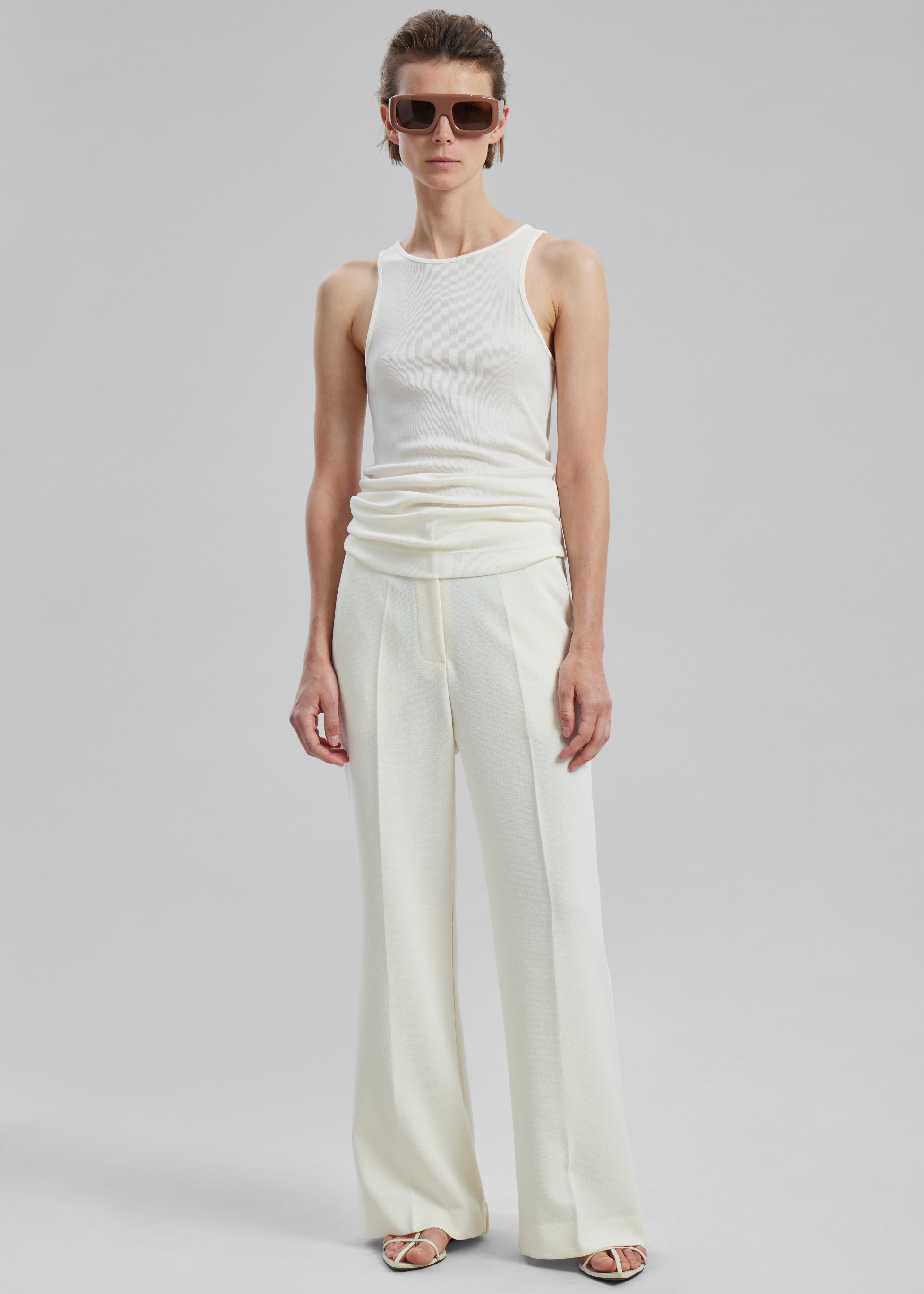 Layne Trousers - Off White - 3