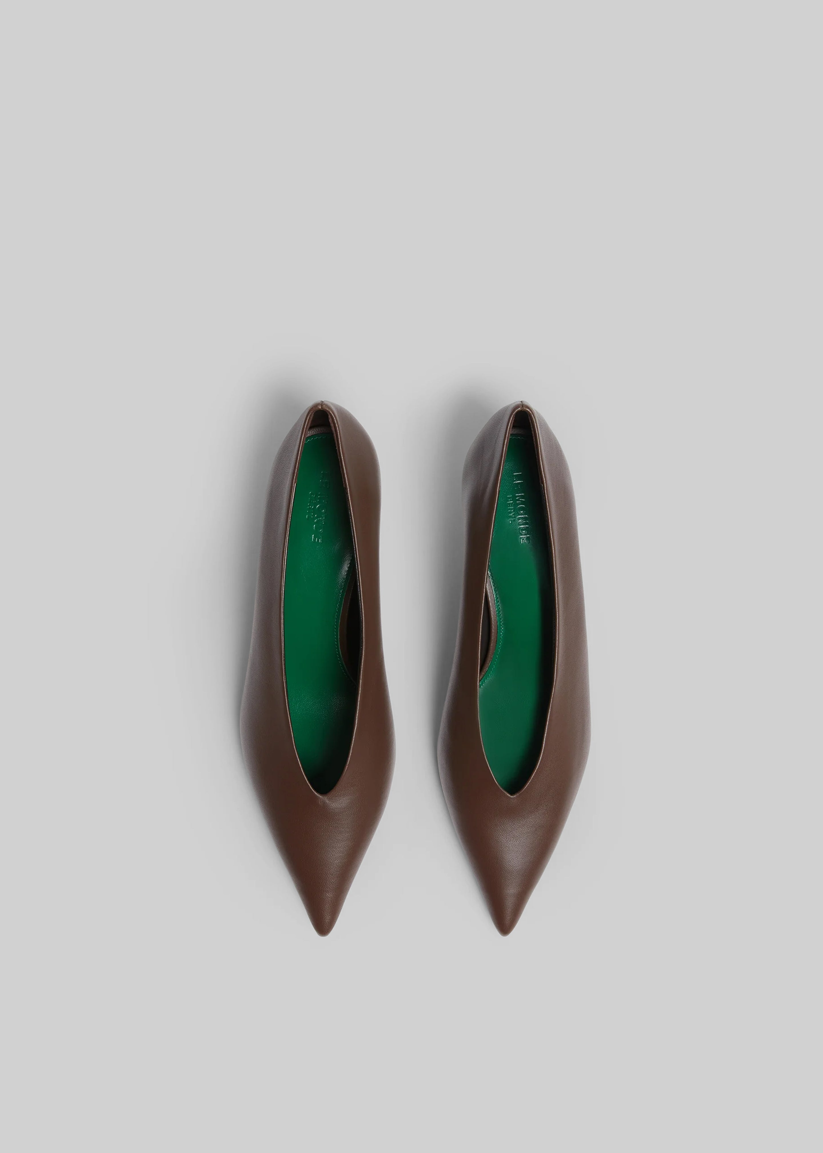 Le Monde Beryl Babouche Kitten Heels - Chocolate - 4