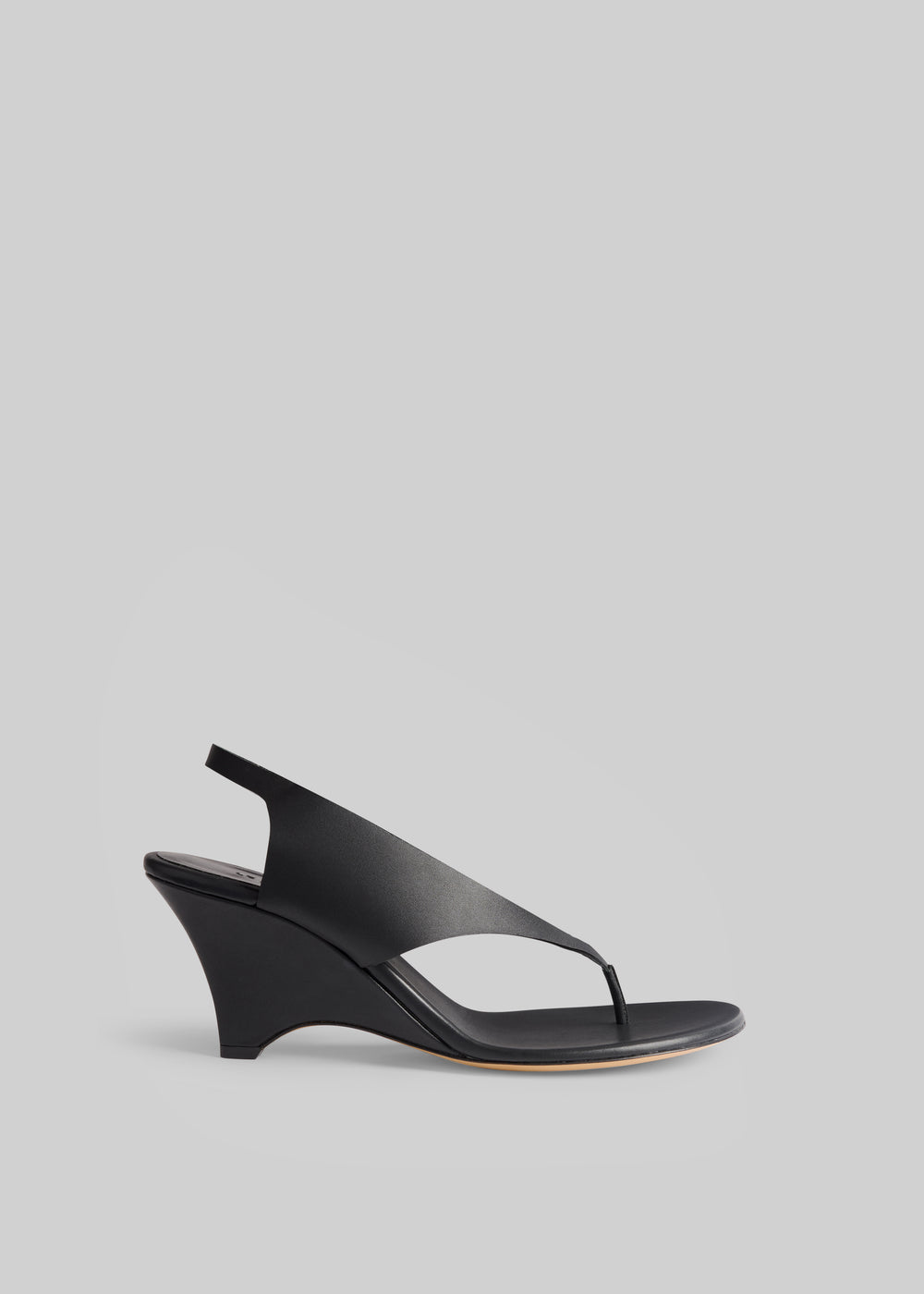 Le Monde Beryl Langley Thong Wedges - Black - 1