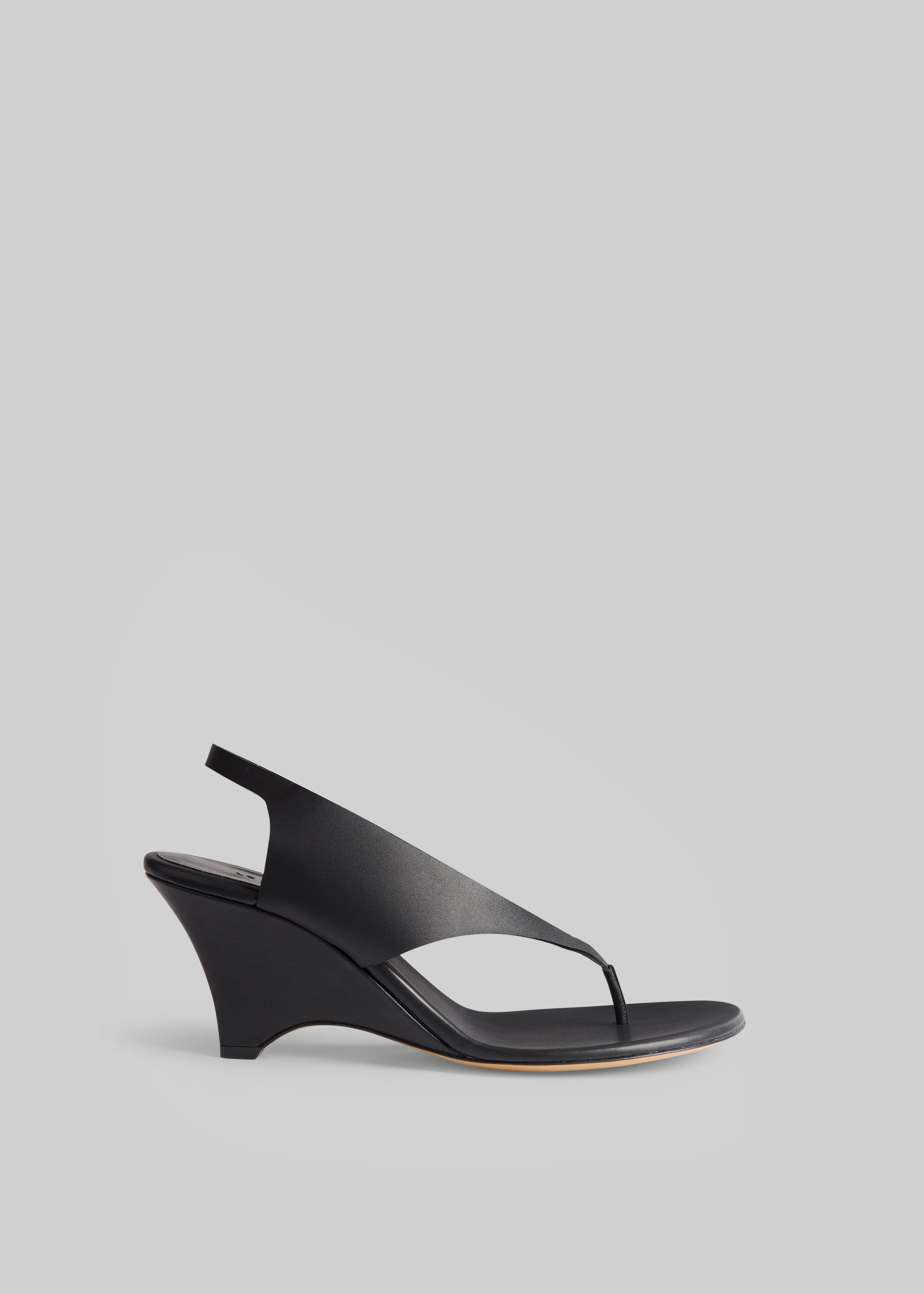 Le Monde Beryl Langley Thong Wedges - Black - 2