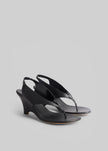 Le Monde Beryl Langley Thong Wedges - Black
