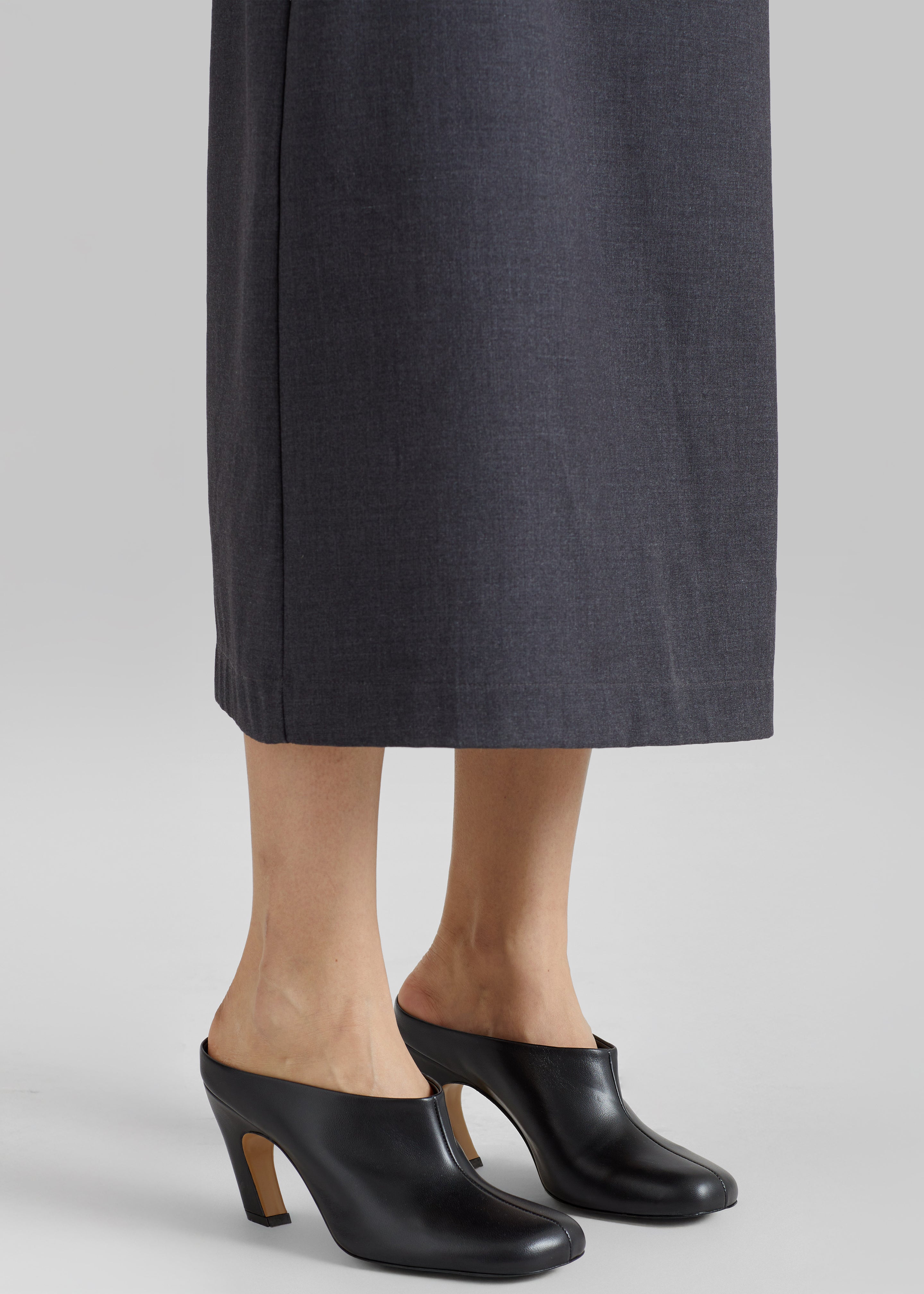 Le Monde Beryl Mica Mules - Black – The Frankie Shop