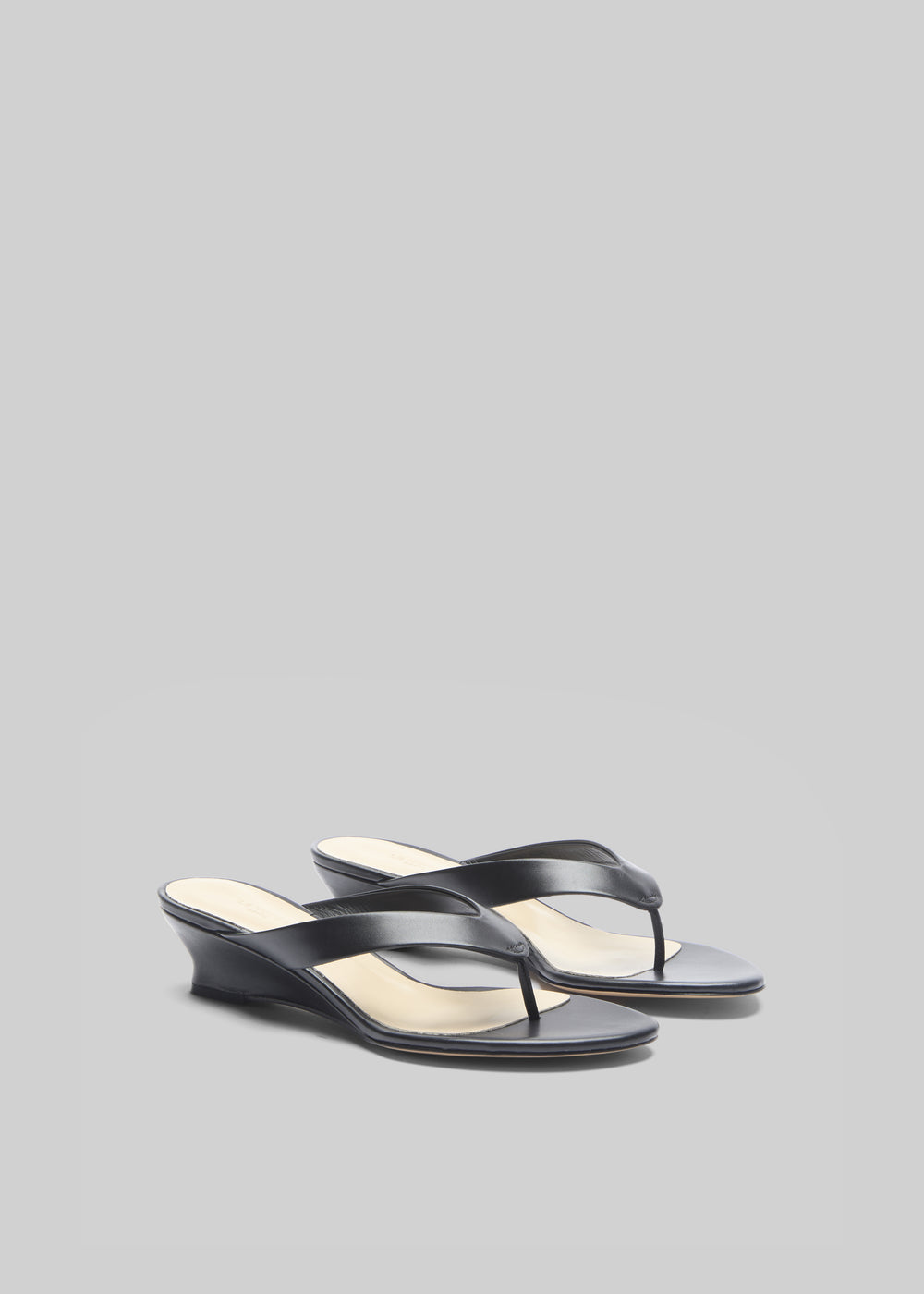 Le Monde Beryl Micro Wedges Thong - Black - 1