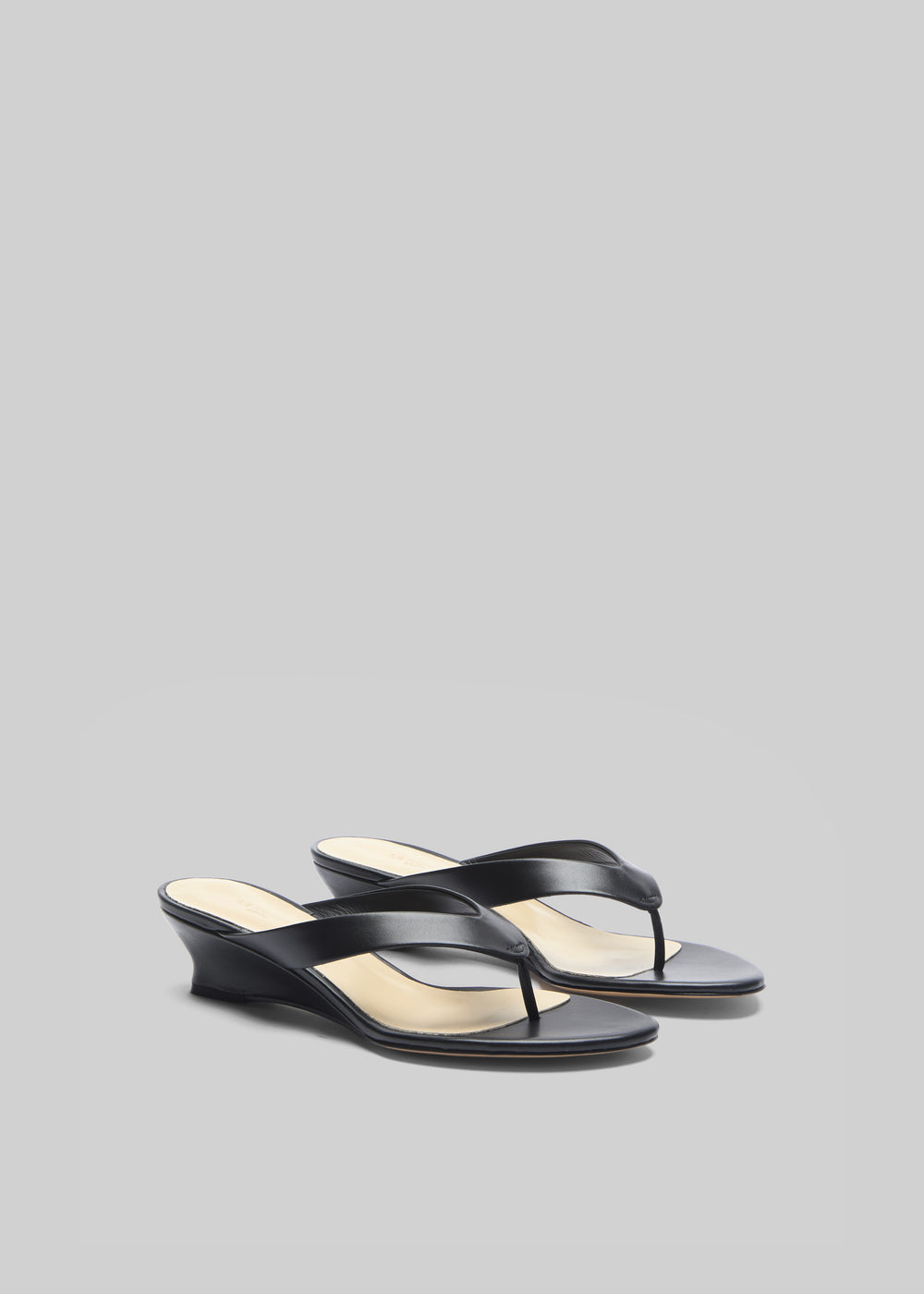 Le Monde Beryl Micro Wedges Thong - Black - 1