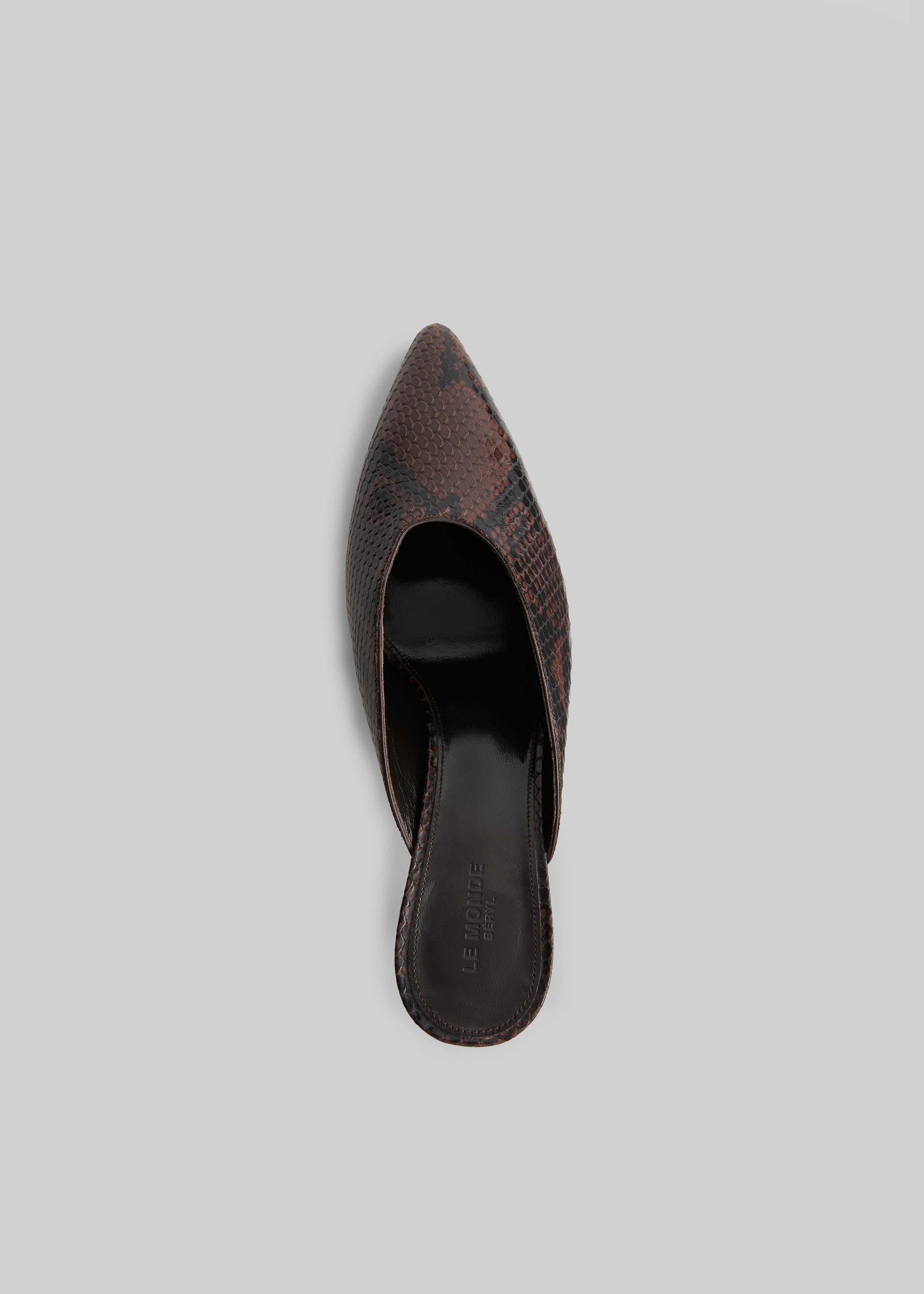 Le Monde Beryl Petra Mules - Chocolate - 4