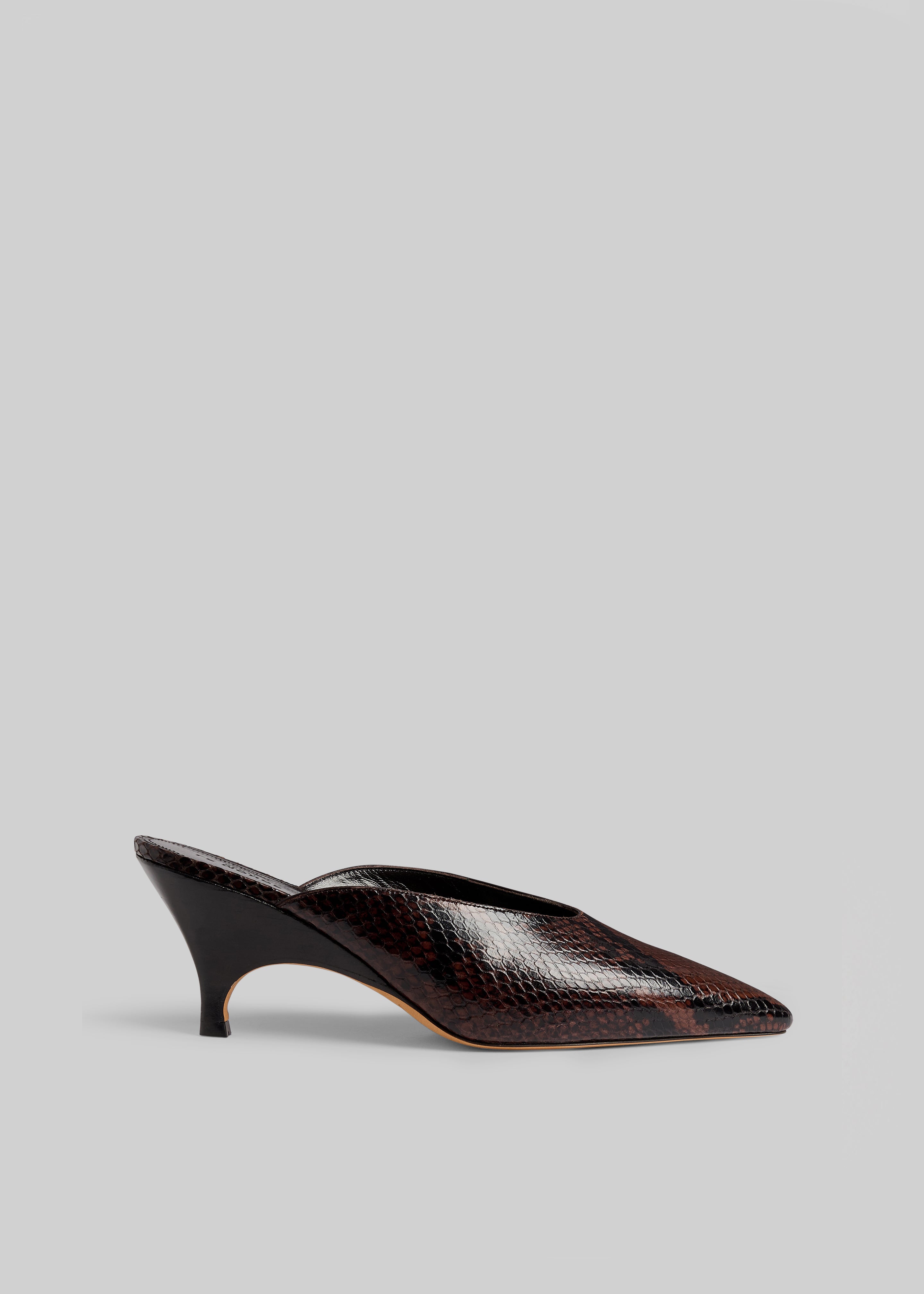Le Monde Beryl Petra Mules - Chocolate - 1