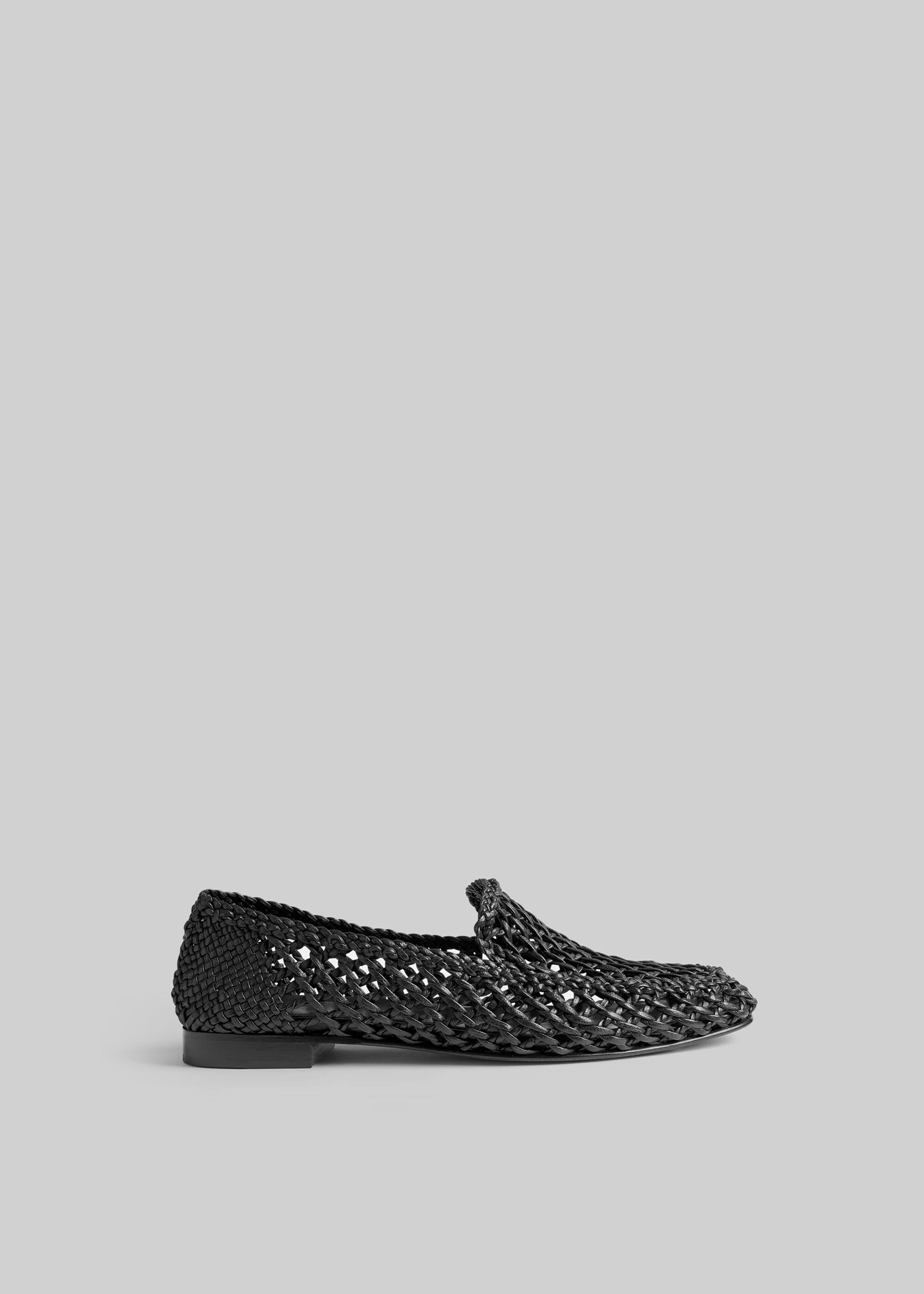 Le Monde Beryl Soft Knotted Loafers - Black - 3