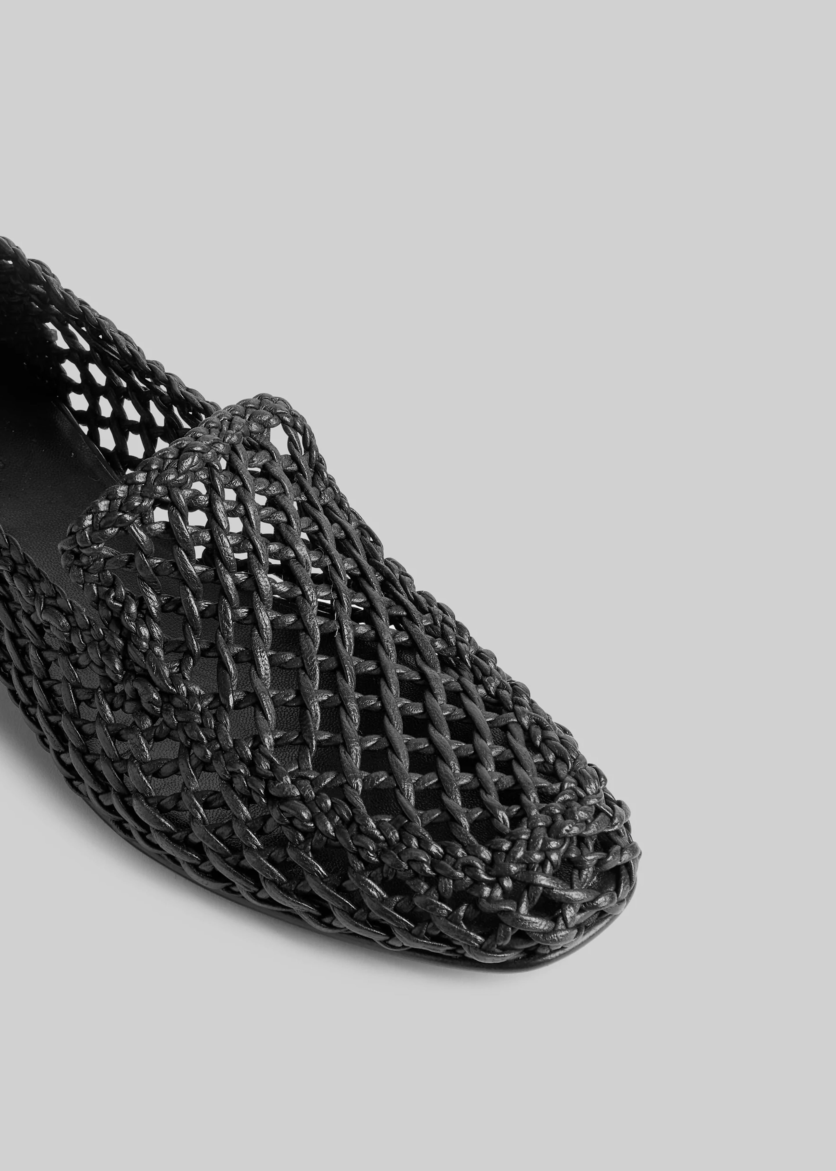 Le Monde Beryl Soft Knotted Loafers - Black - 6