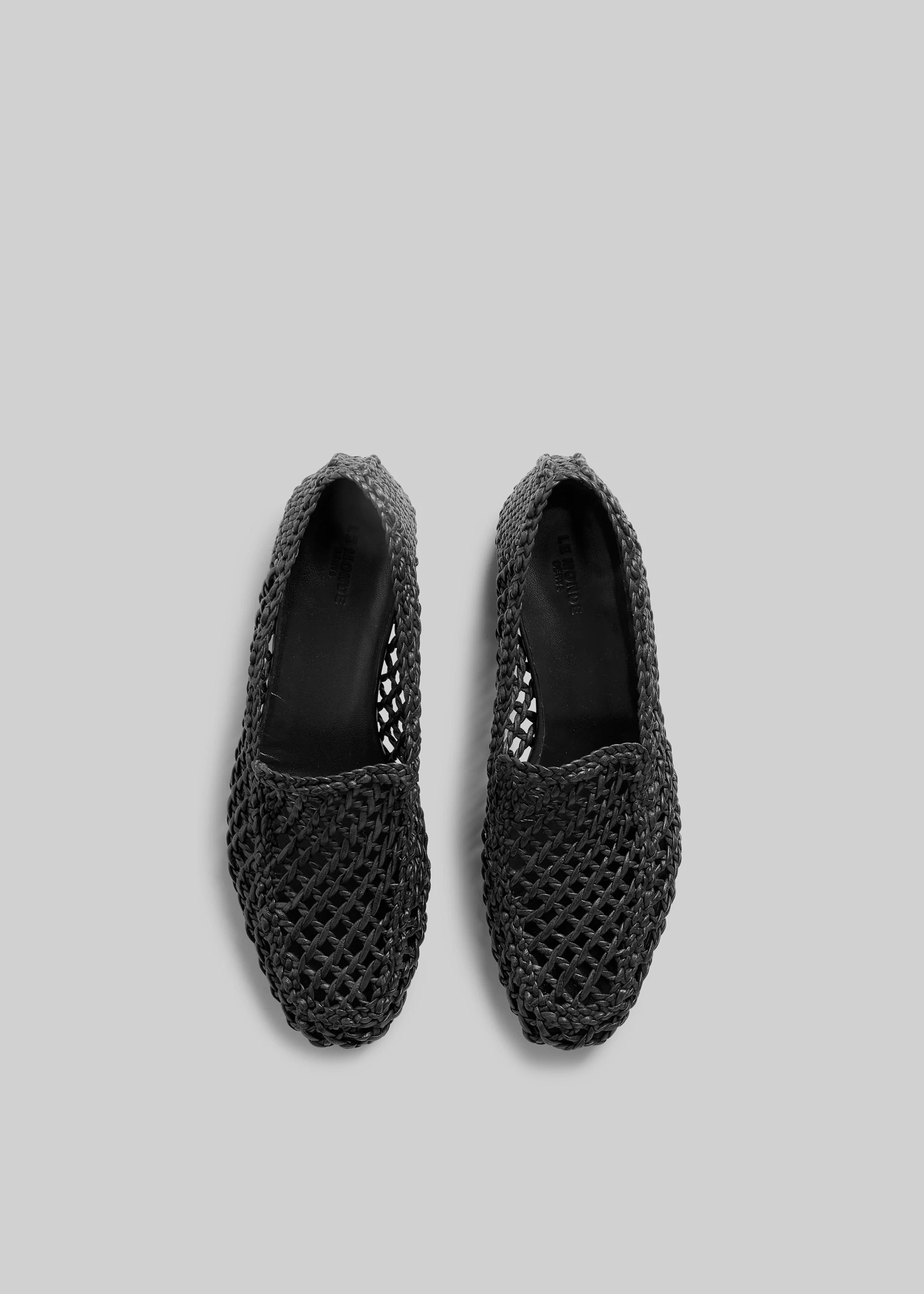Le Monde Beryl Soft Knotted Loafers - Black - 5