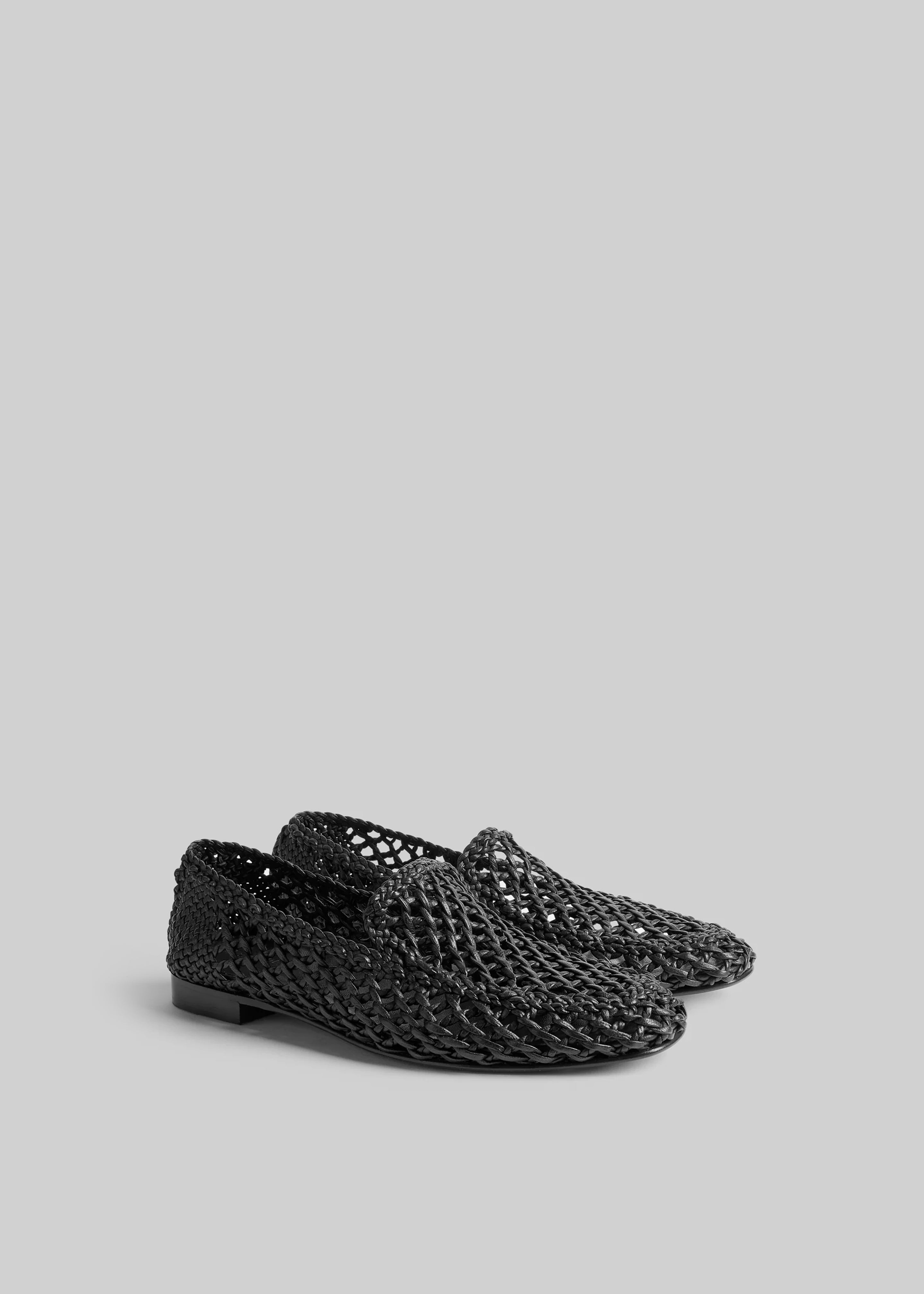 Le Monde Beryl Soft Knotted Loafers - Black - 1