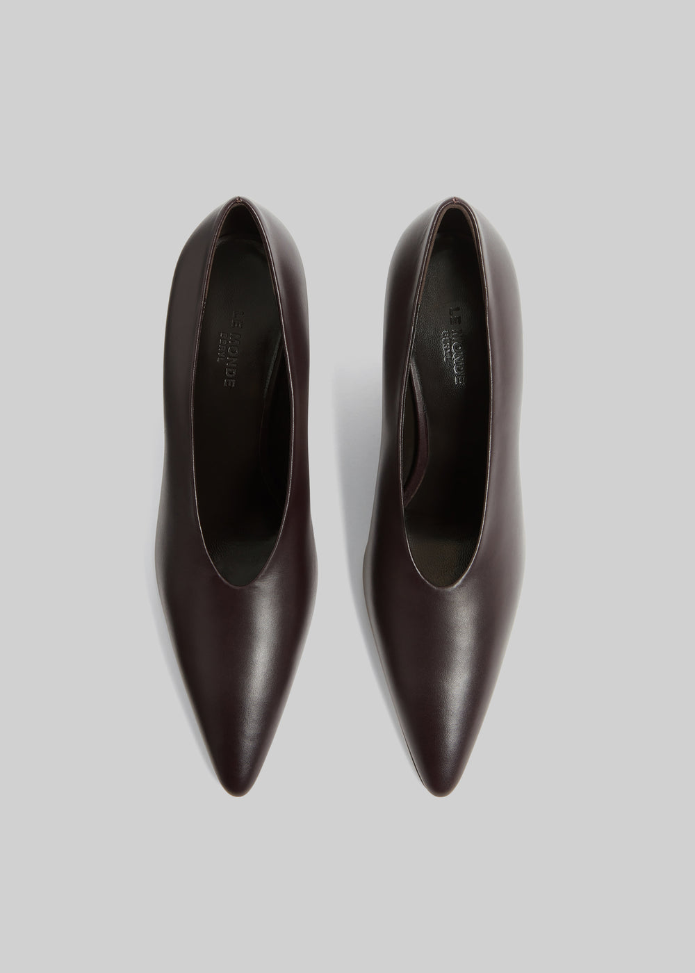 Le Monde Beryl Victoria Decolette Wedges - Plum - 1