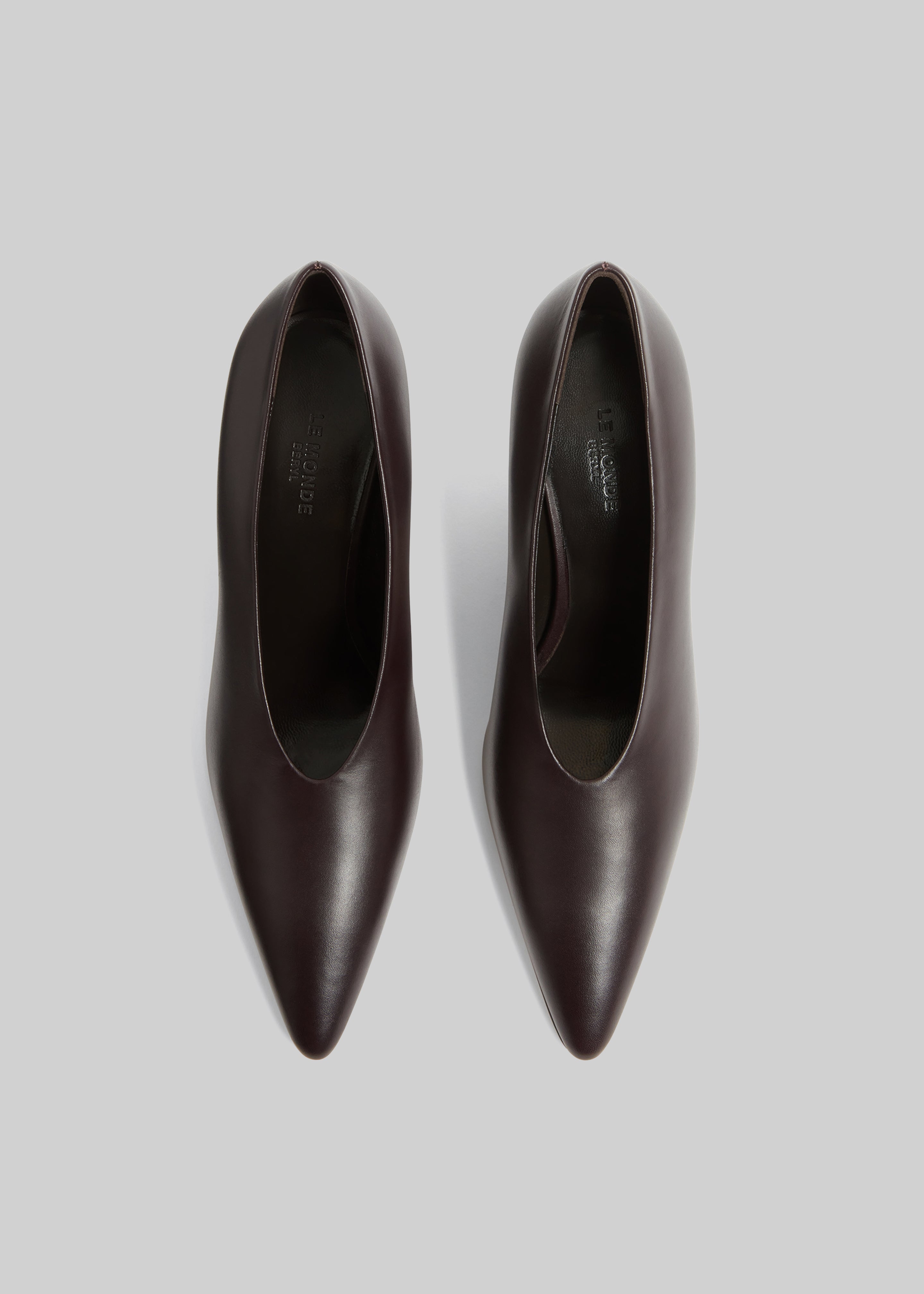 Le Monde Beryl Victoria Decolette Wedges - Plum - 2