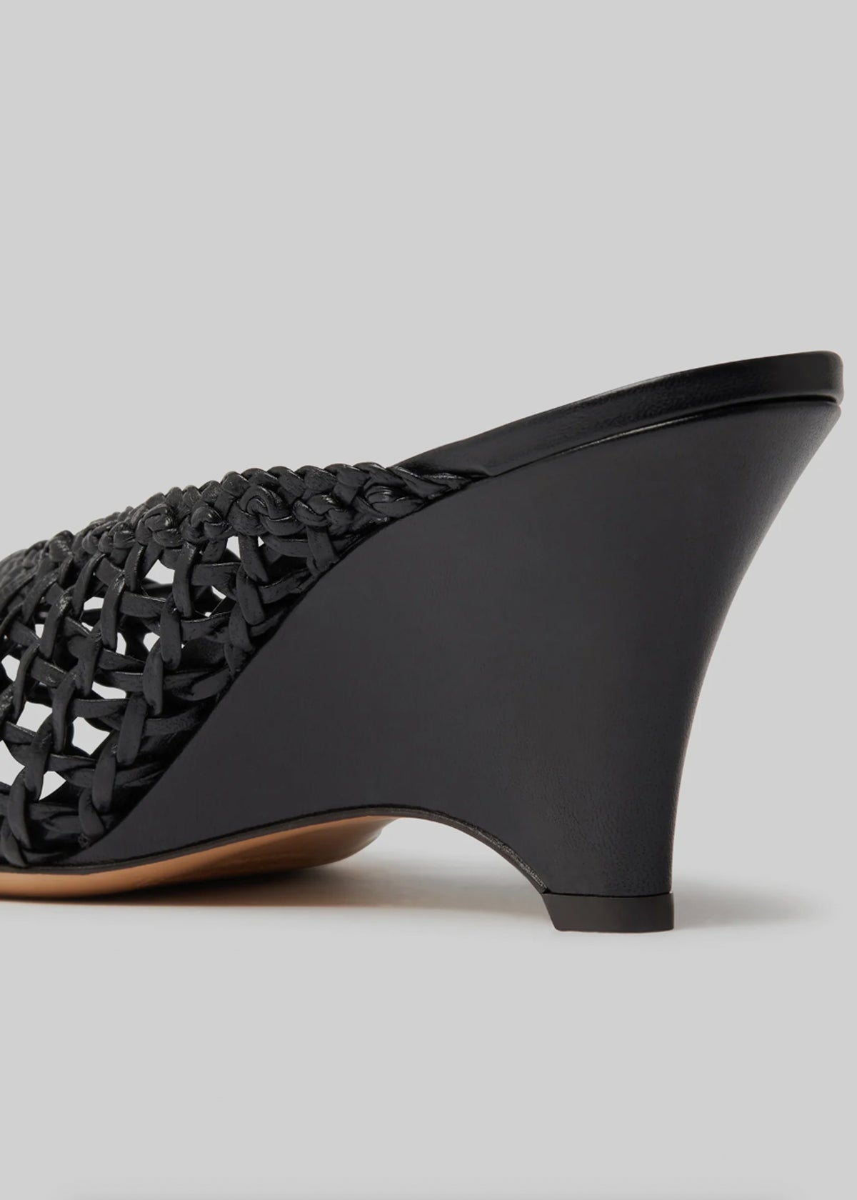 Le Monde Beryl Victoria Knotted Wedges - Black - 4