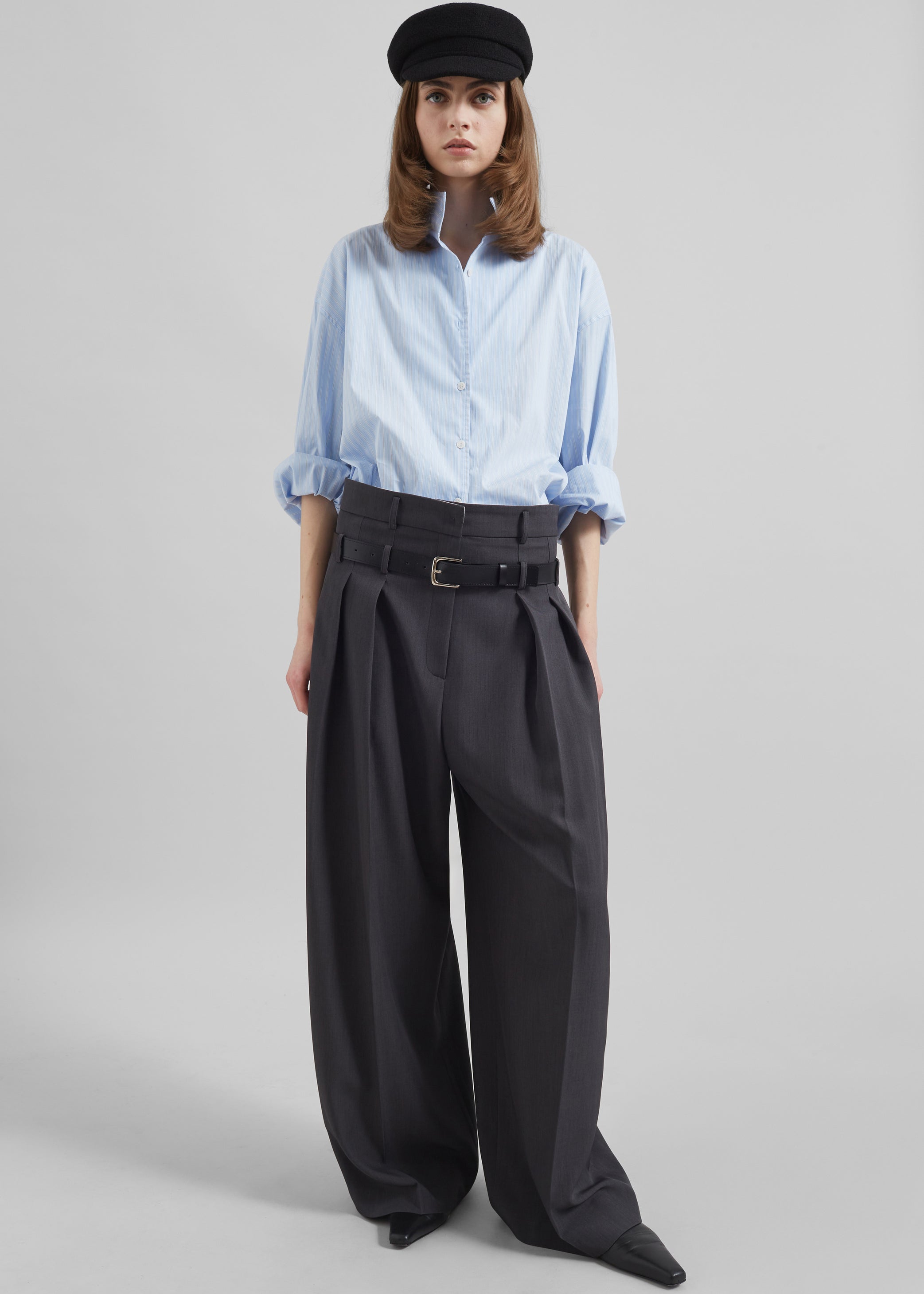 Shop the look image for Lecco Striped Shirt - Blue