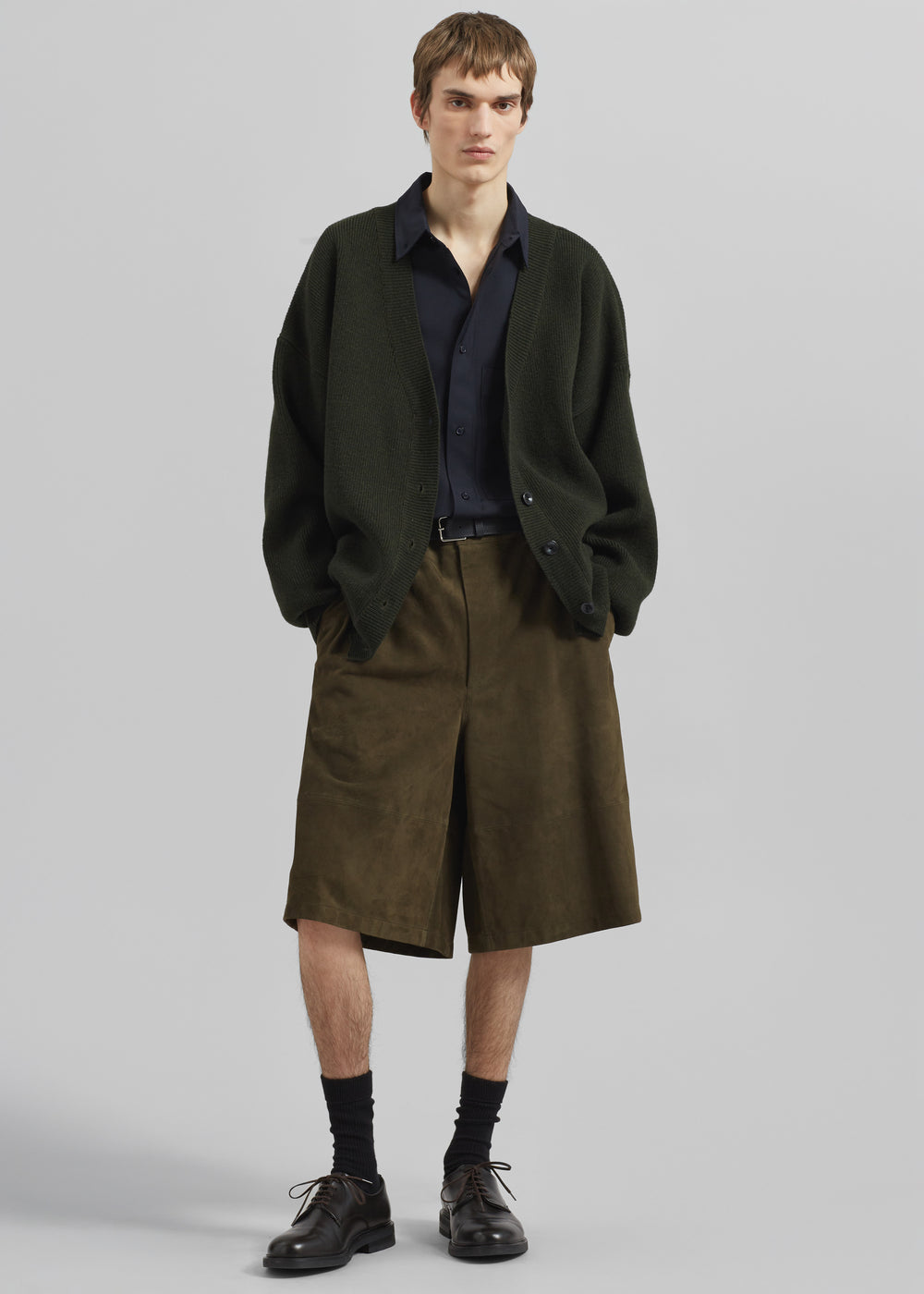 Ledbury Cardigan - Khaki - 1