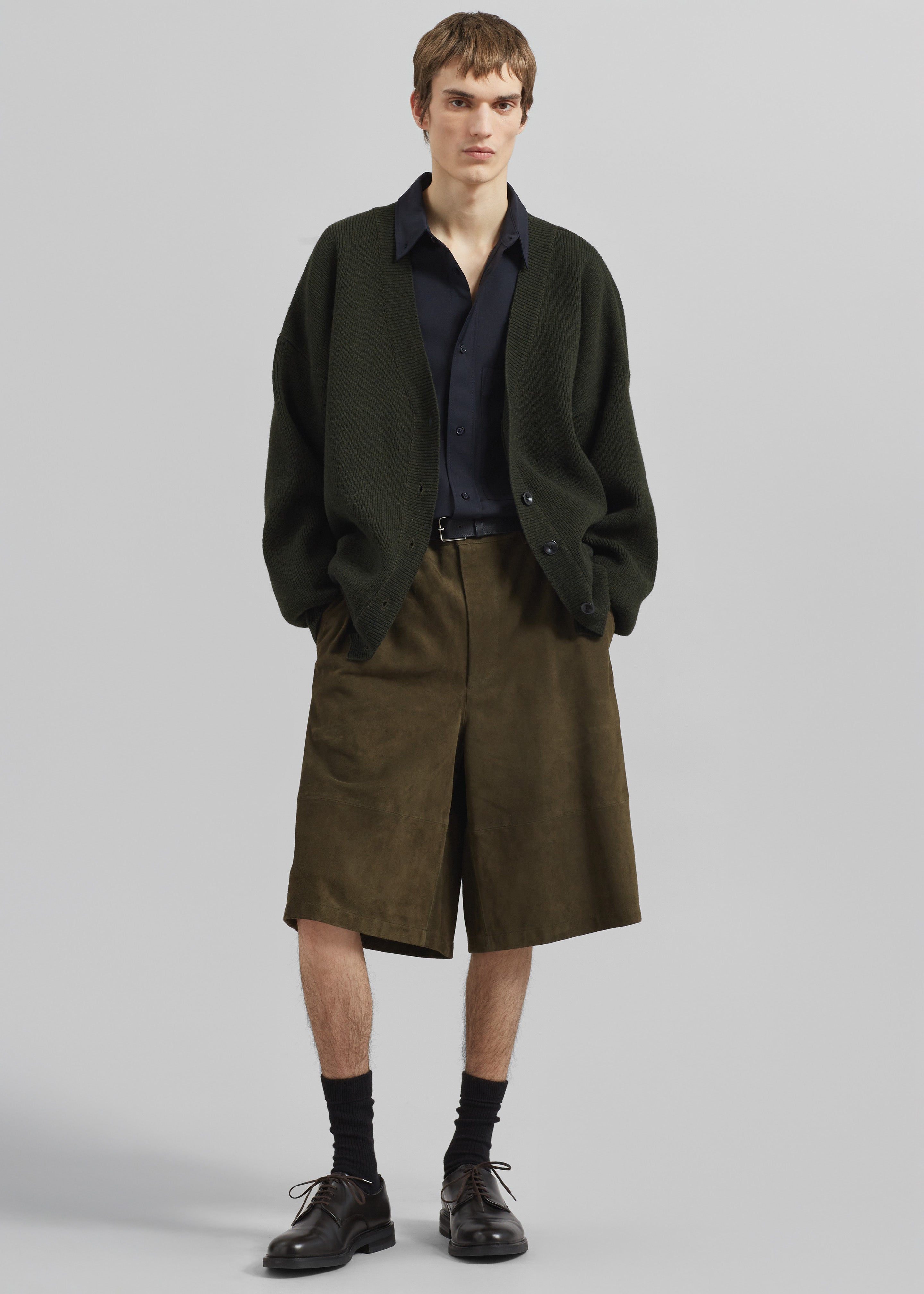 Ledbury Cardigan - Khaki - 8 - [gender-male]