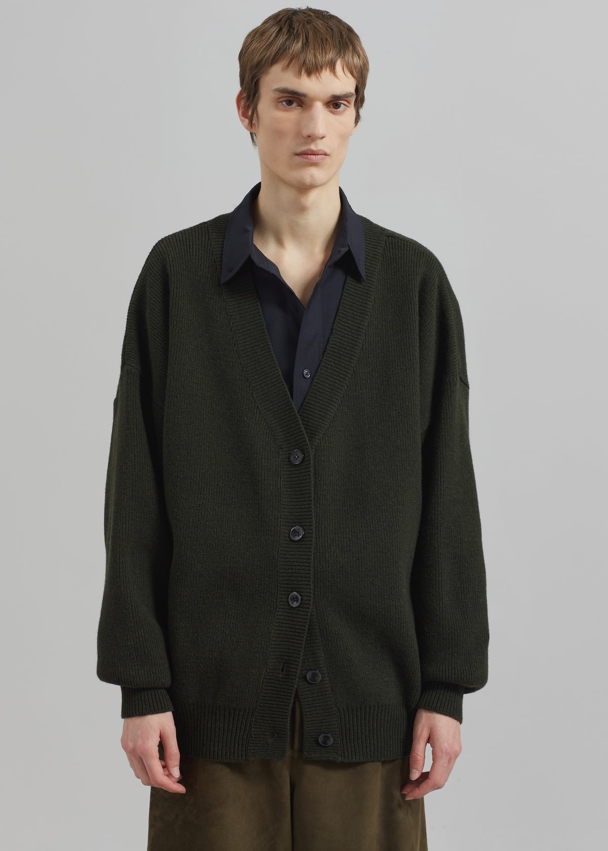 Ledbury Cardigan - Khaki - 12